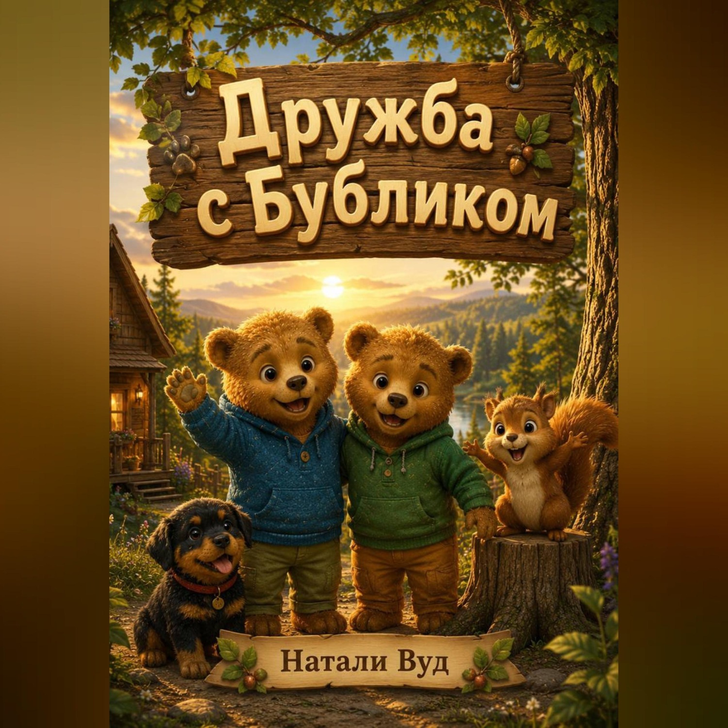Обложка книги «Бух и Плюх. Дружба с Бубликом»