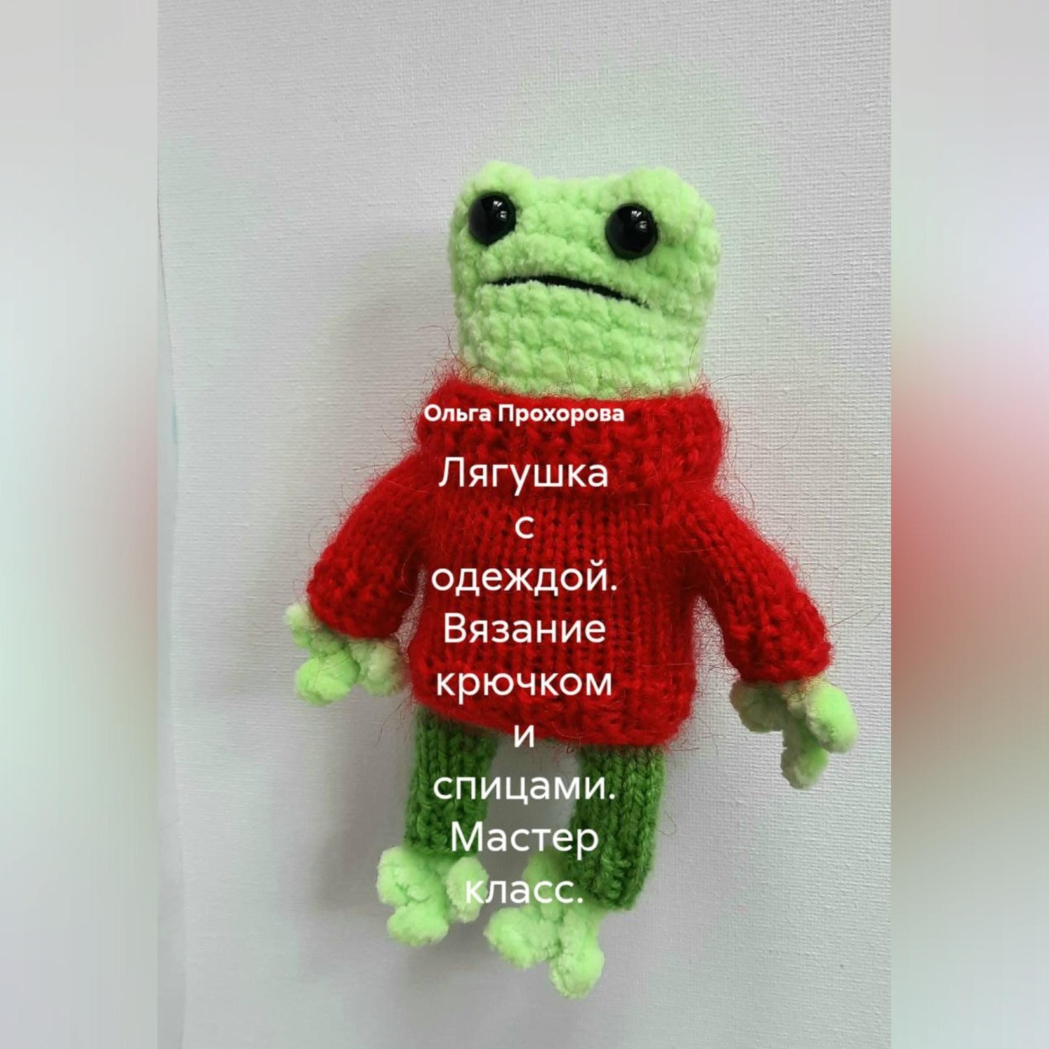 Обложка книги «Лягушка с одеждой. Вязание крючком и спицами. Мастер класс.»