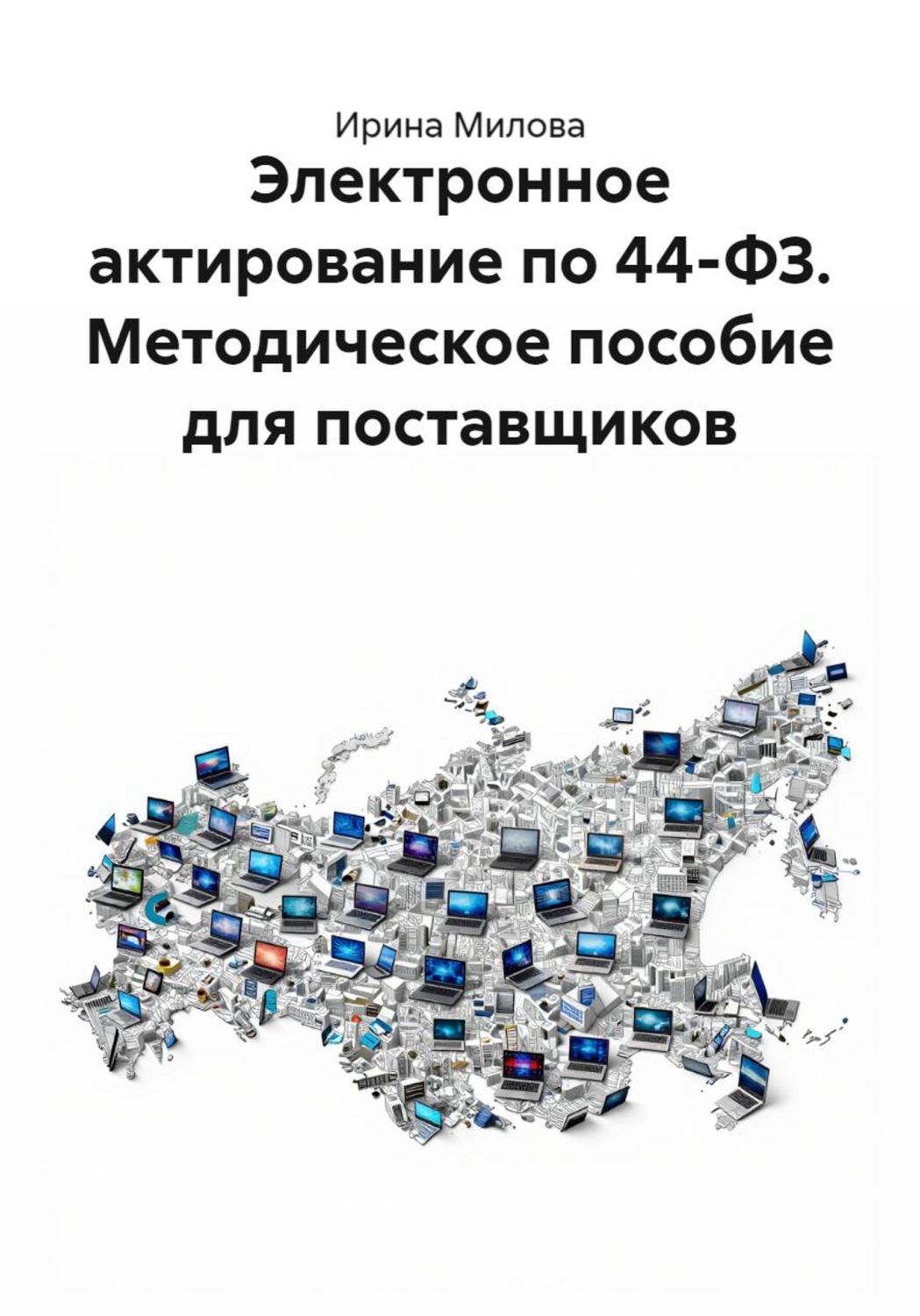 Обложка книги «Электронное актирование по 44-ФЗ. Методическое пособие для поставщиков»