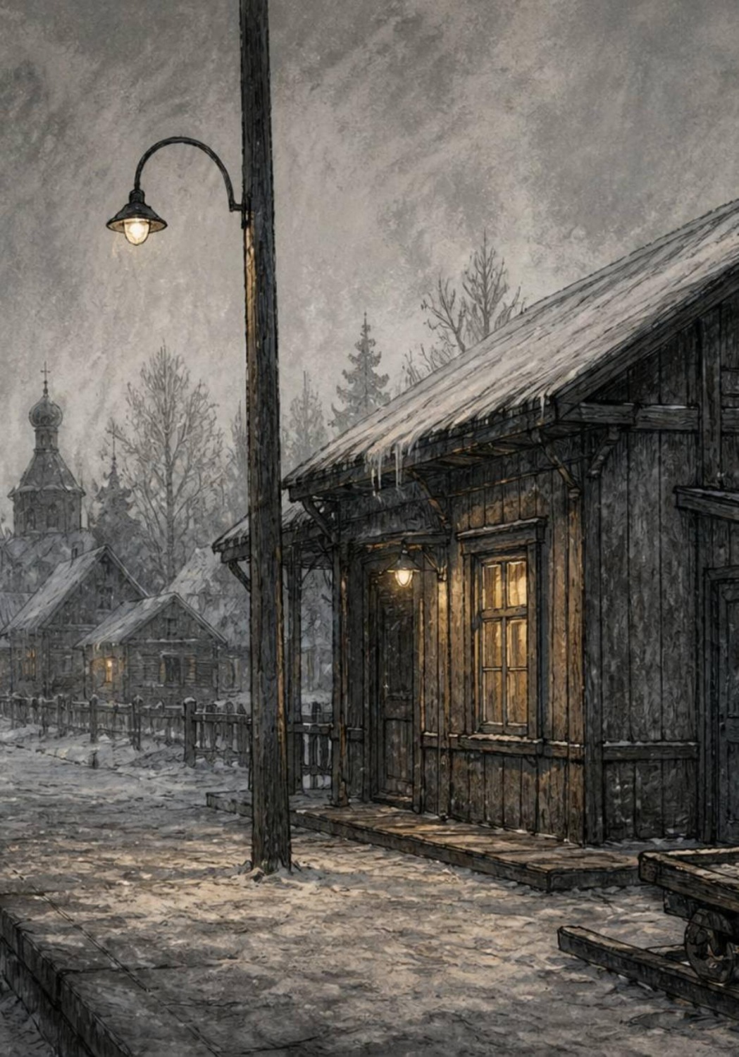 Обложка книги «GŁУХО И ЗИМА»