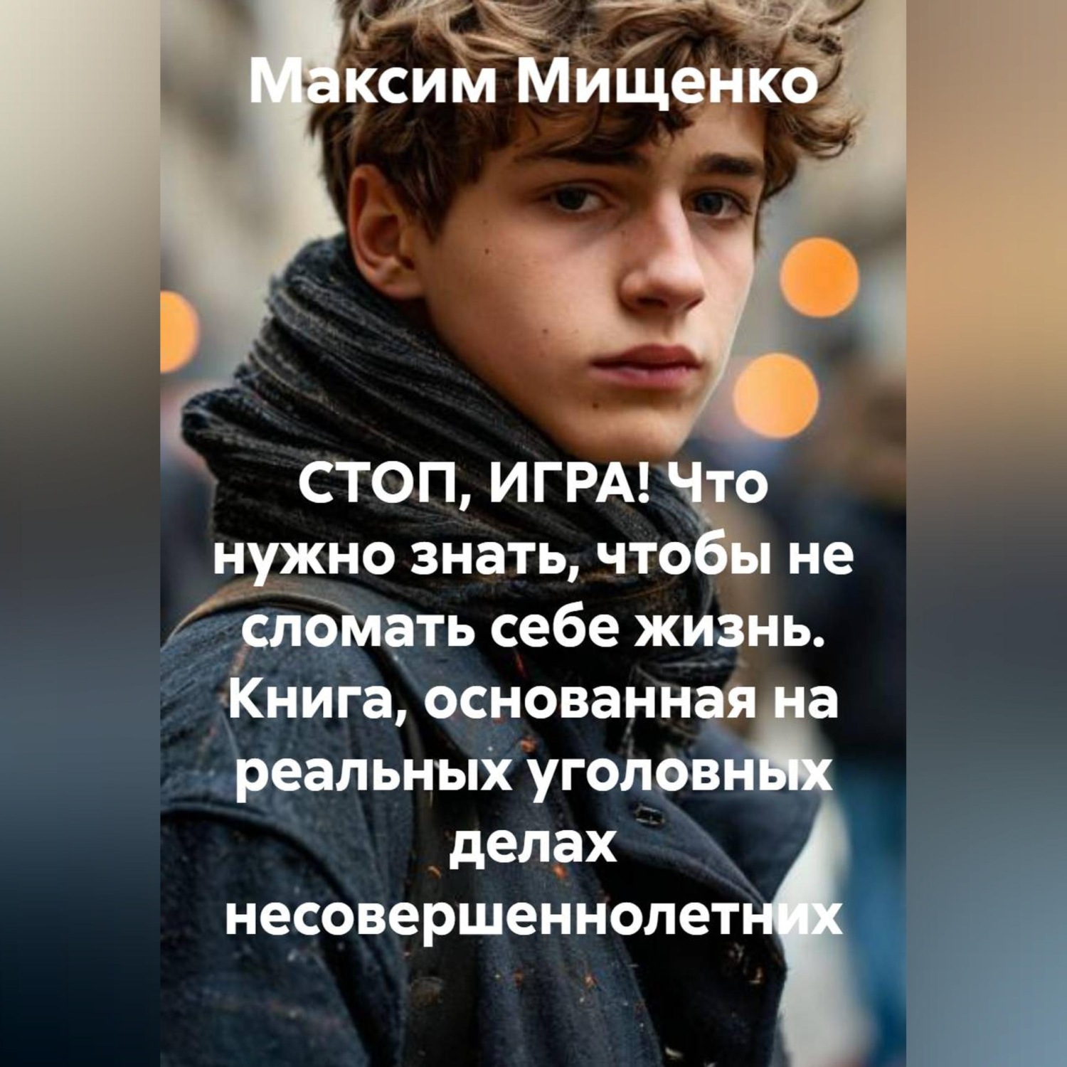 Обложка книги «СТОП, ИГРА! Что нужно знать, чтобы не сломать себе жизнь Книга, основанная на реальных уголовных делах несовершеннолетних»