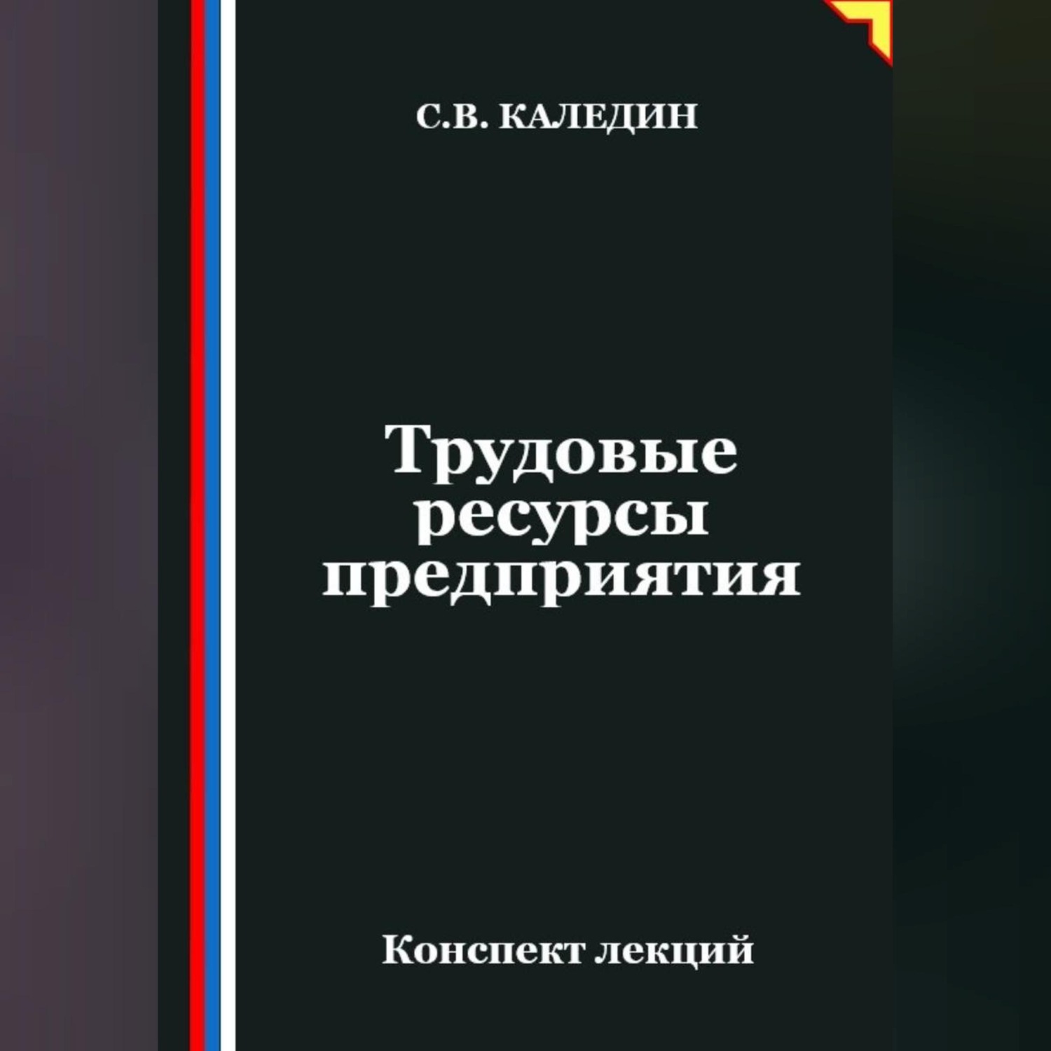 Обложка книги «Трудовые ресурсы предприятия»