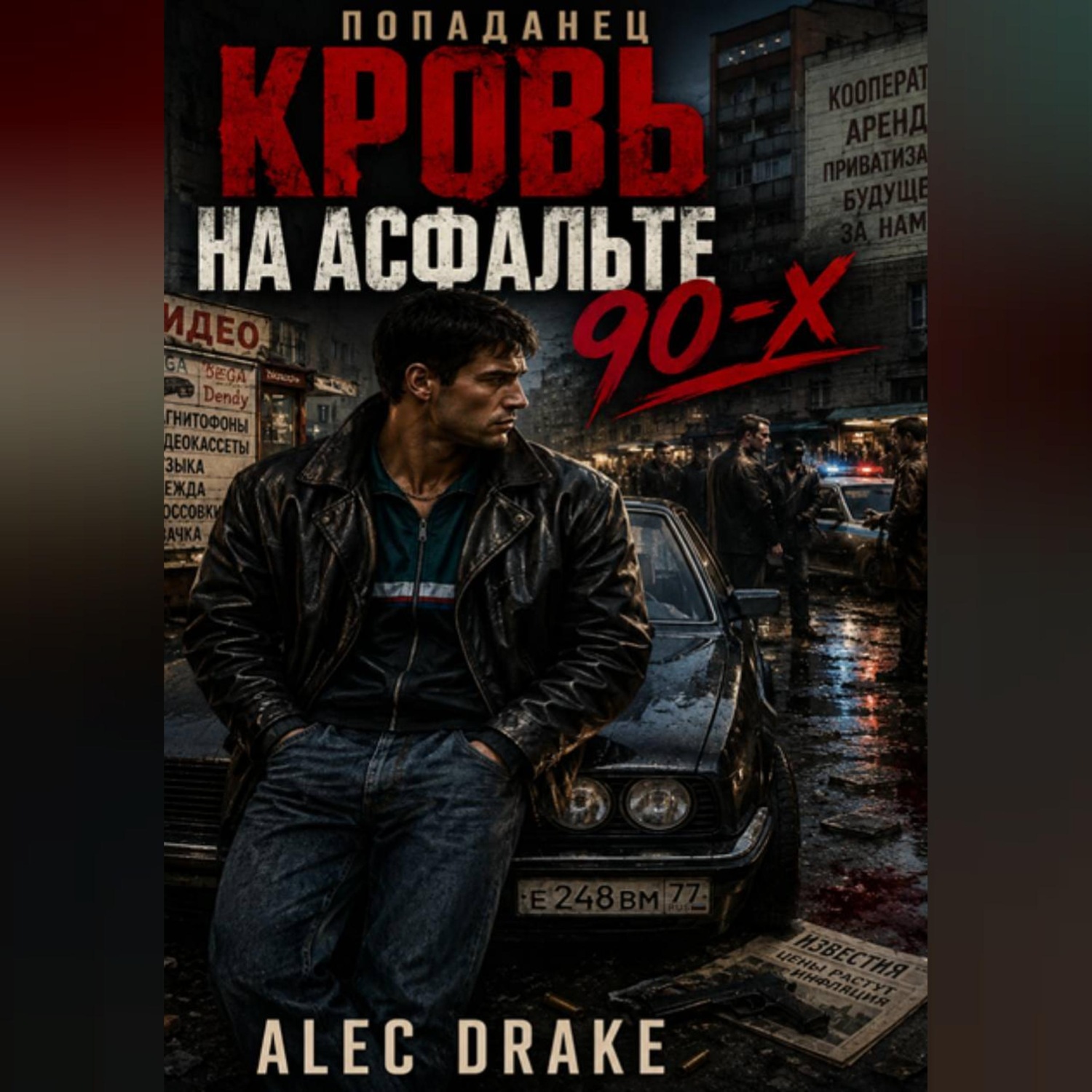 Обложка книги «Попаданец. Кровь на асфальте 90-х»