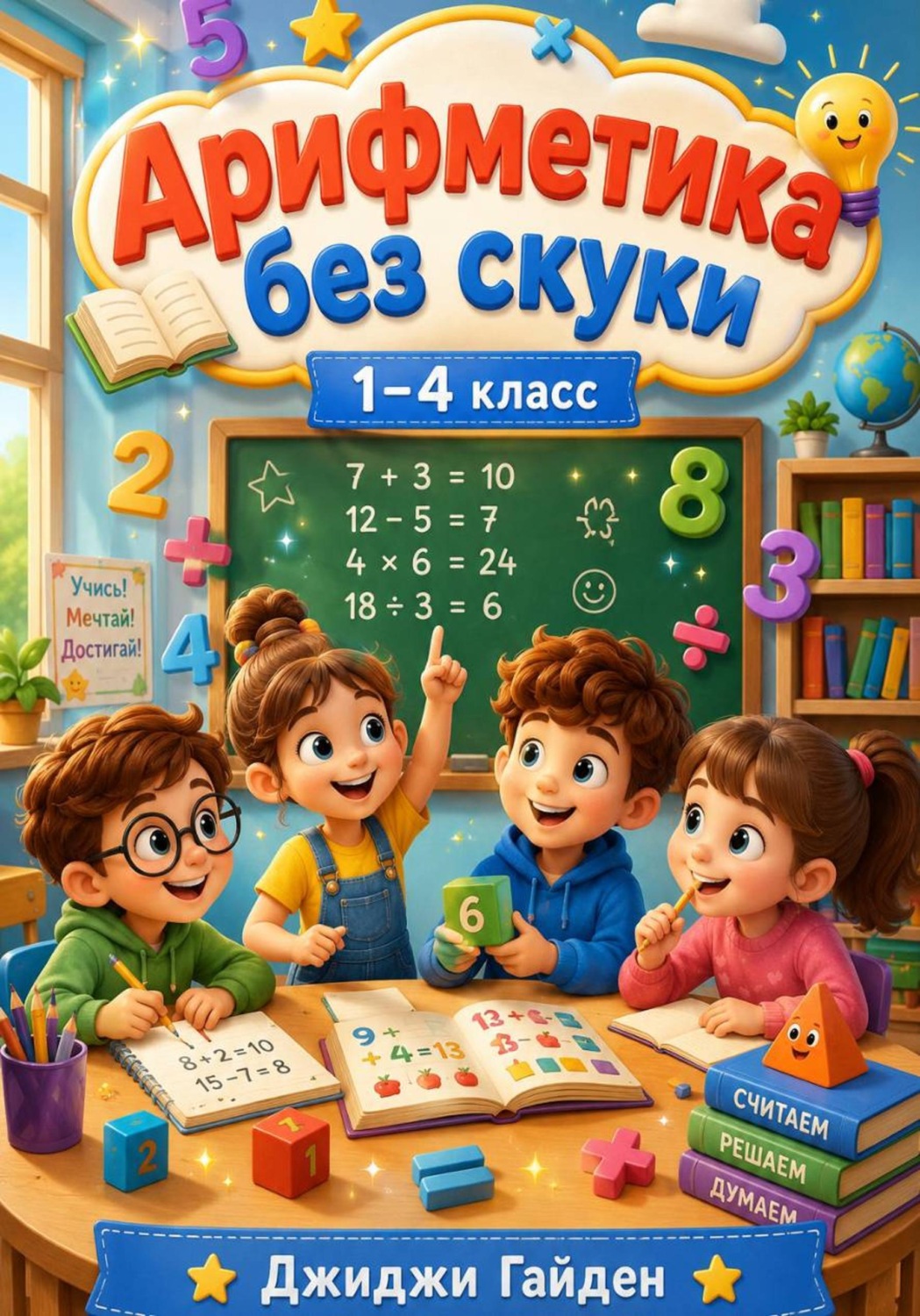 Обложка книги «Арифметика без скуки. 1–4 класс»
