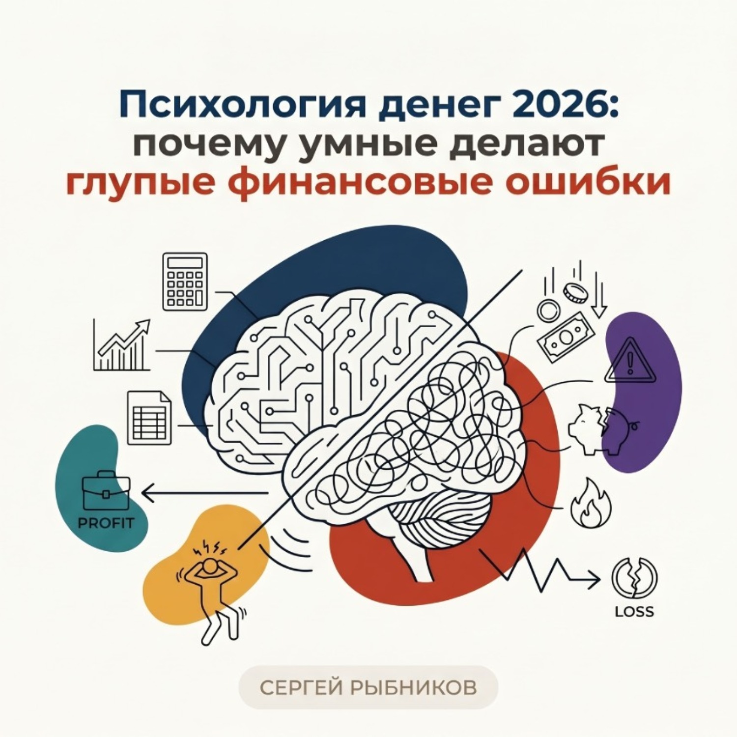 Обложка книги «Психология денег 2026: почему умные делают глупые финансовые ошибки»