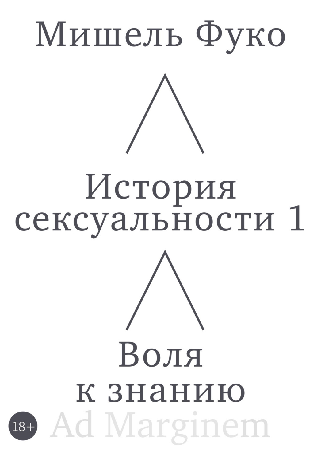 Обложка книги «История сексуальности 1. Воля к знанию»