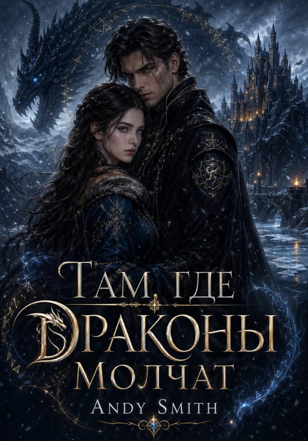 Обложка книги «Там, где драконы молчат»