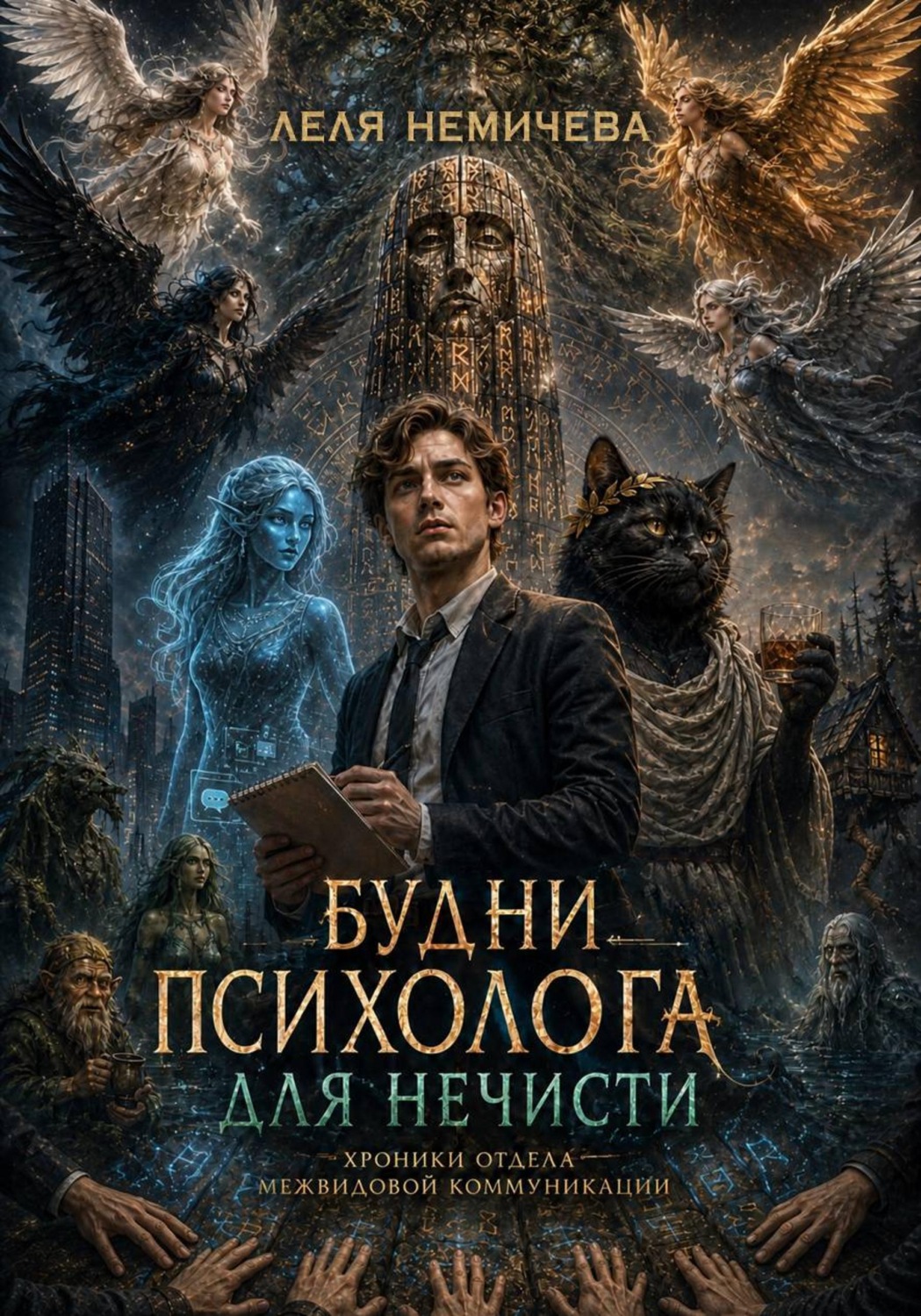 Обложка книги «Будни психолога для нечисти. Хроники отдела межвидовой коммуникации»