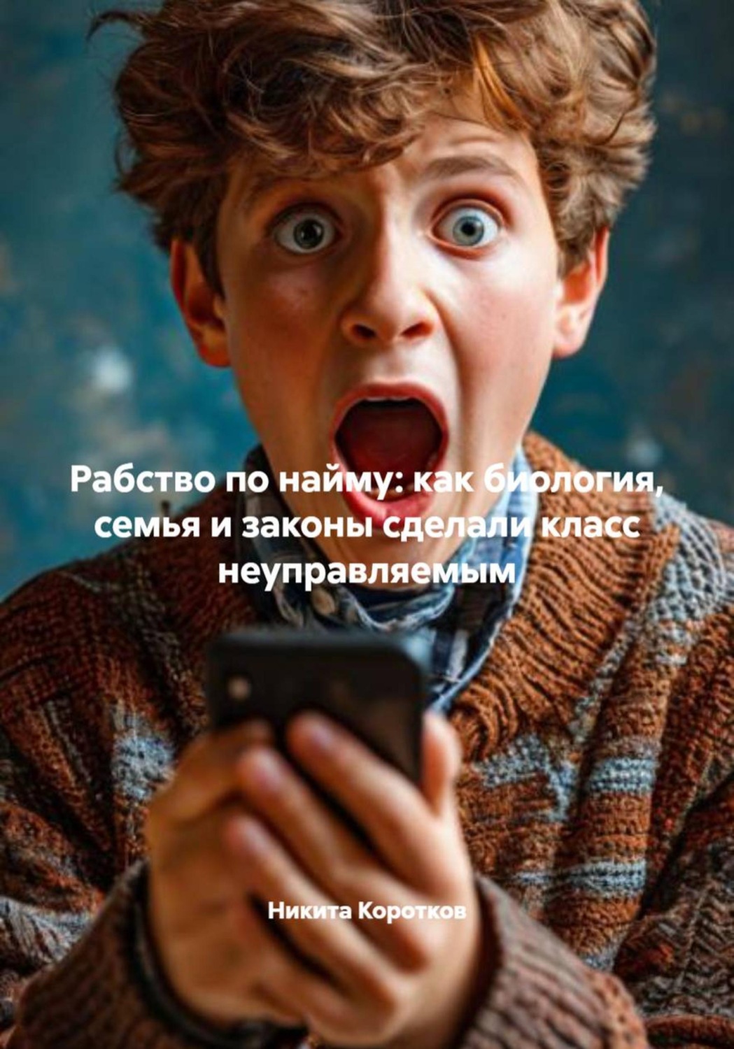 Обложка книги «Рабство по найму: как биология, семья и законы сделали класс неуправляемым»