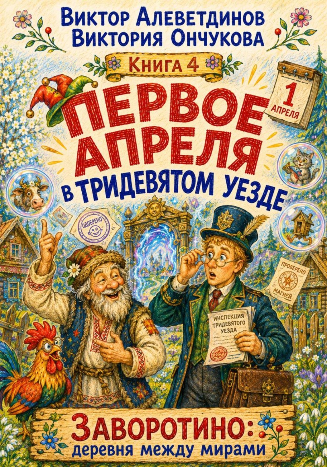 Обложка книги «Первое апреля в Тридевятом уезде»