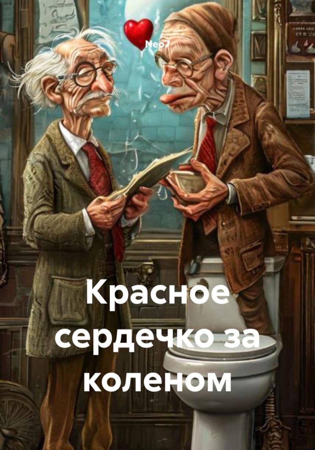 Обложка книги «Красное сердечко за коленом»
