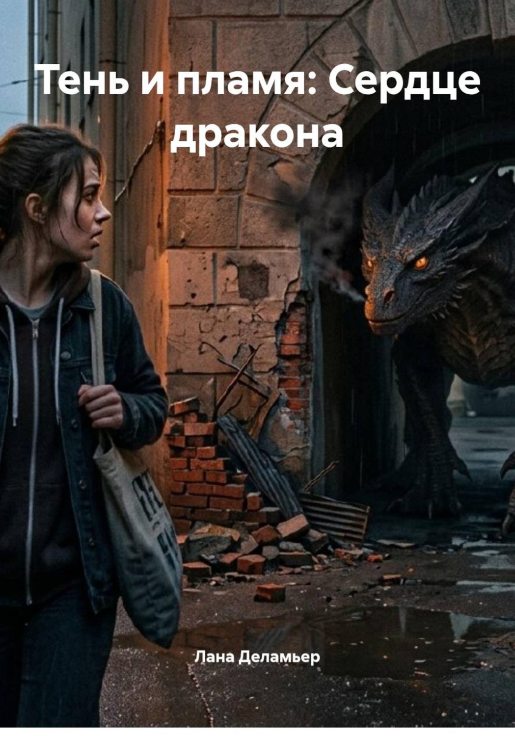Обложка книги «Тень и пламя: Сердце дракона»