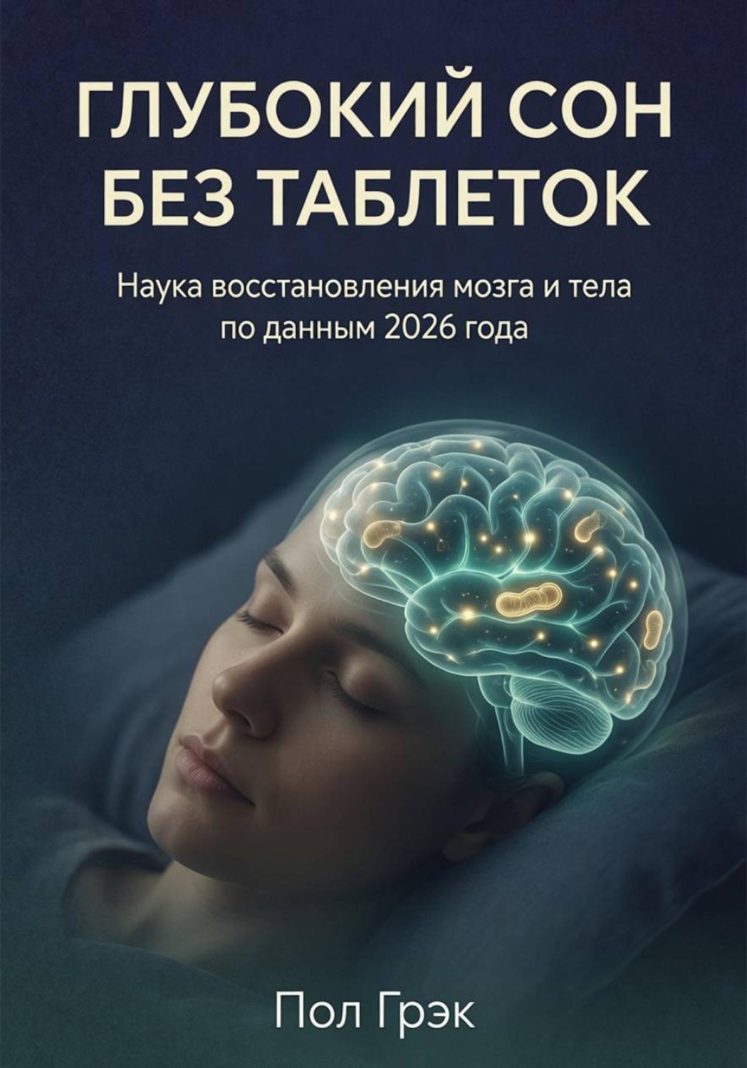 Обложка книги «Глубокий сон без таблеток. Нейробиология восстановления мозга ночью»