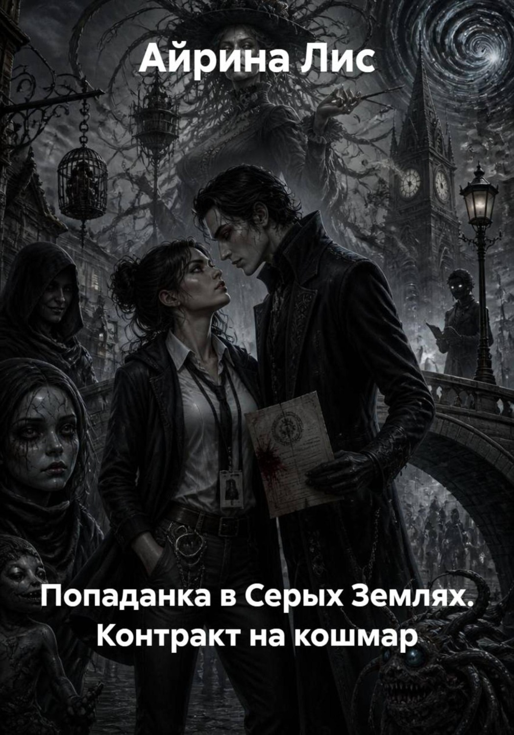 Обложка книги «Попаданка в Серых Землях. Контракт на кошмар»