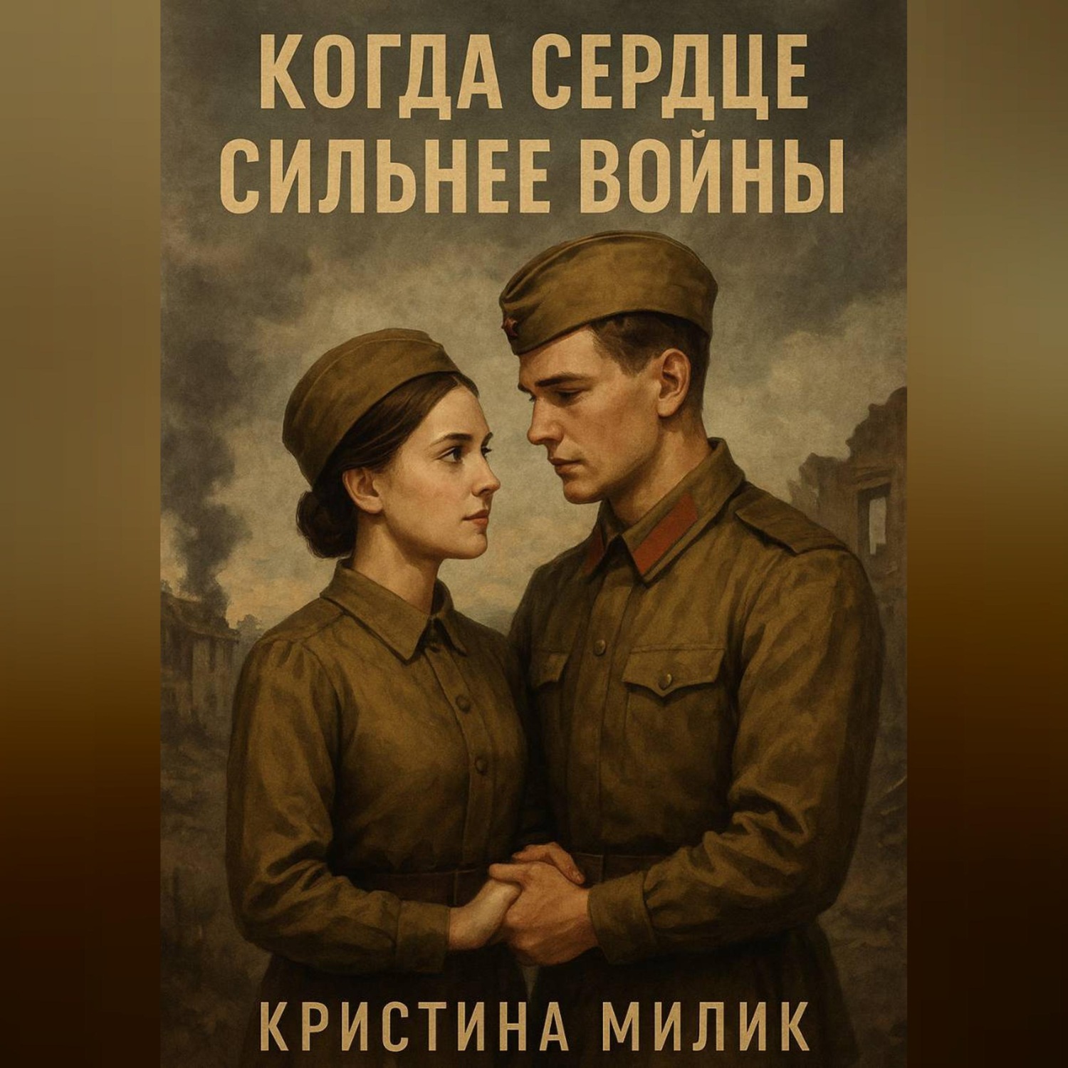 Обложка книги «Когда сердце сильнее войны»