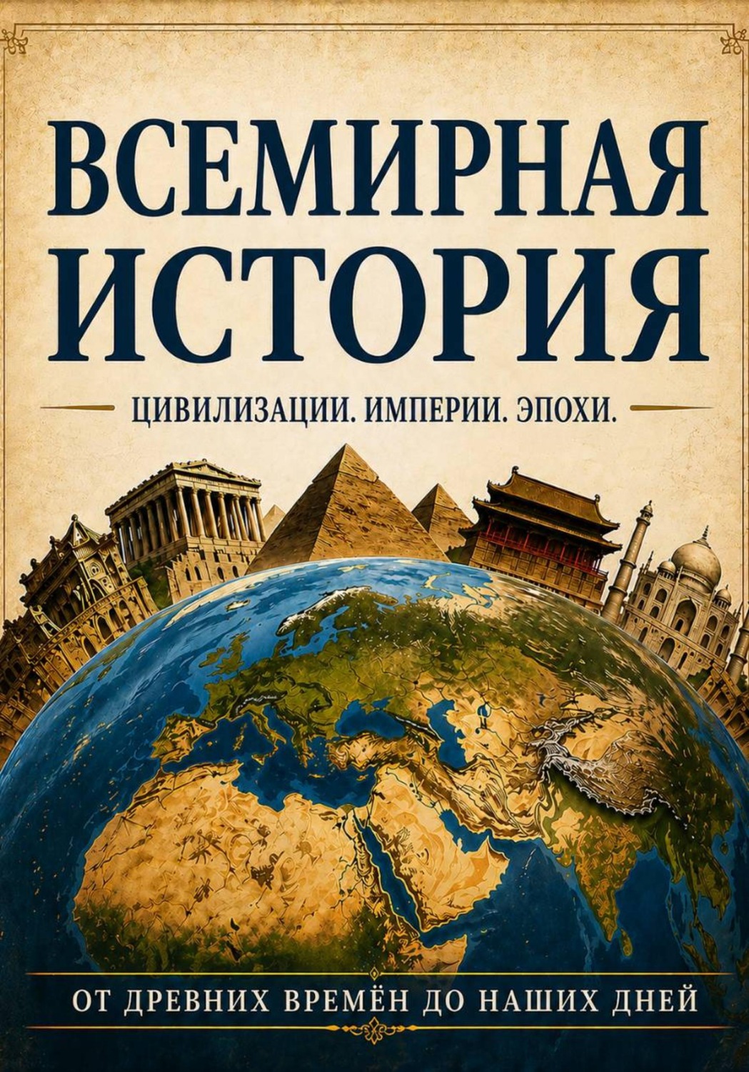 Обложка книги «Всемирная история: от рождения вселенной до наших дней»
