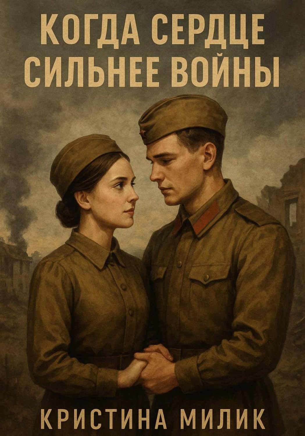 Обложка книги «Когда сердце сильнее войны»