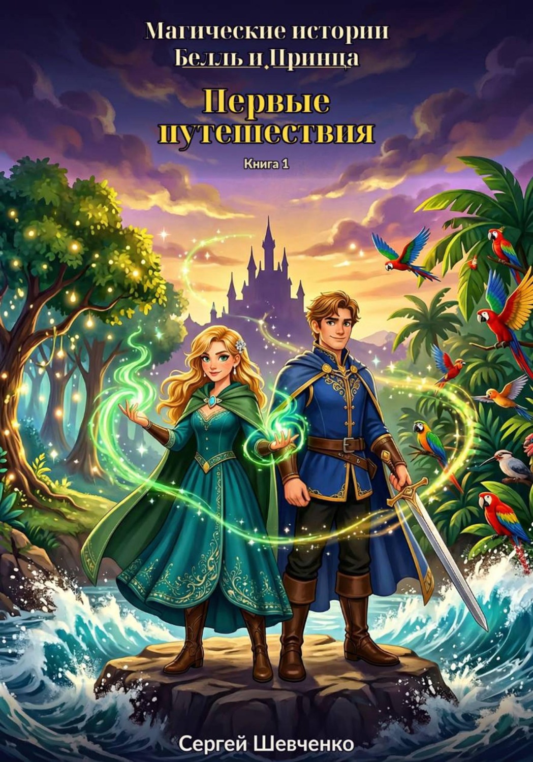 Обложка книги «Магические истории Белль и Принца. Первые путешествия»