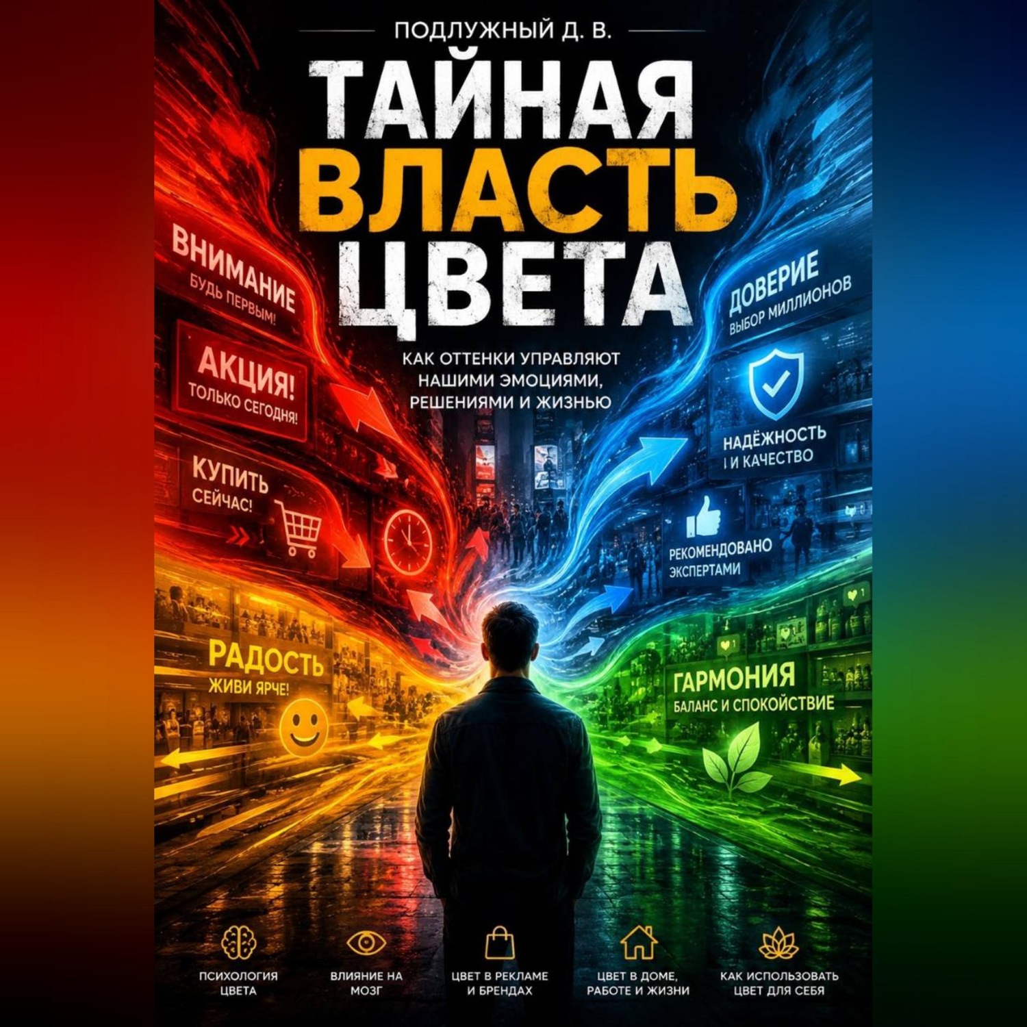Обложка книги «Тайная власть цвета. Как оттенки управляют нашими эмоциями, решениями и жизнью»