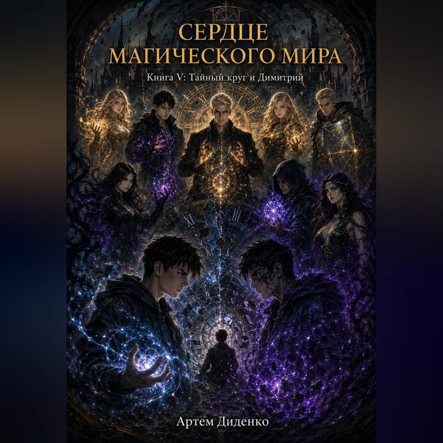 Обложка книги «Сердце магического мира. Книга V: Тайный круг и Димитрий»