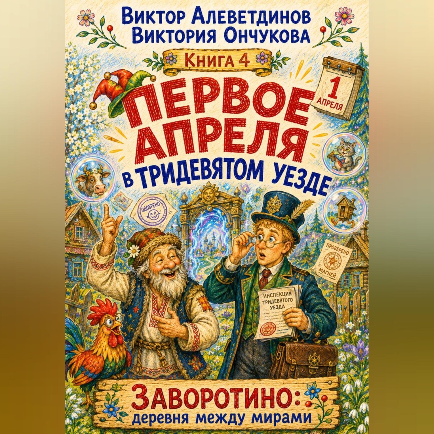 Обложка книги «Первое апреля в Тридевятом уезде. Книга 4»