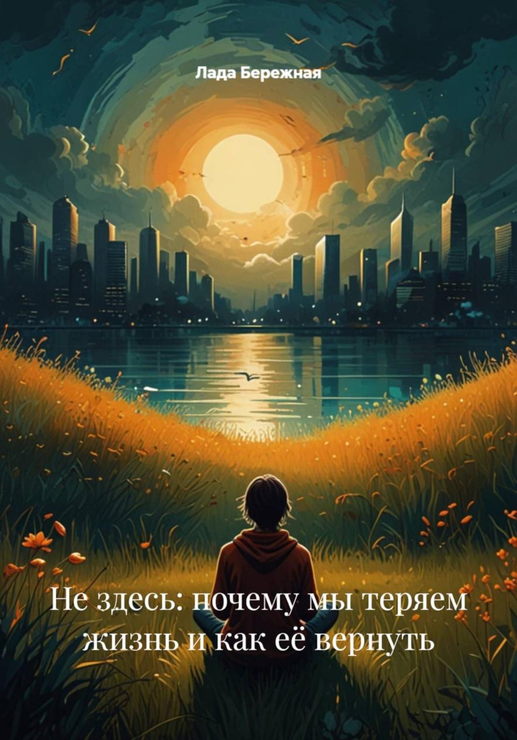 Обложка книги «Не здесь: почему мы теряем жизнь и как её вернуть»