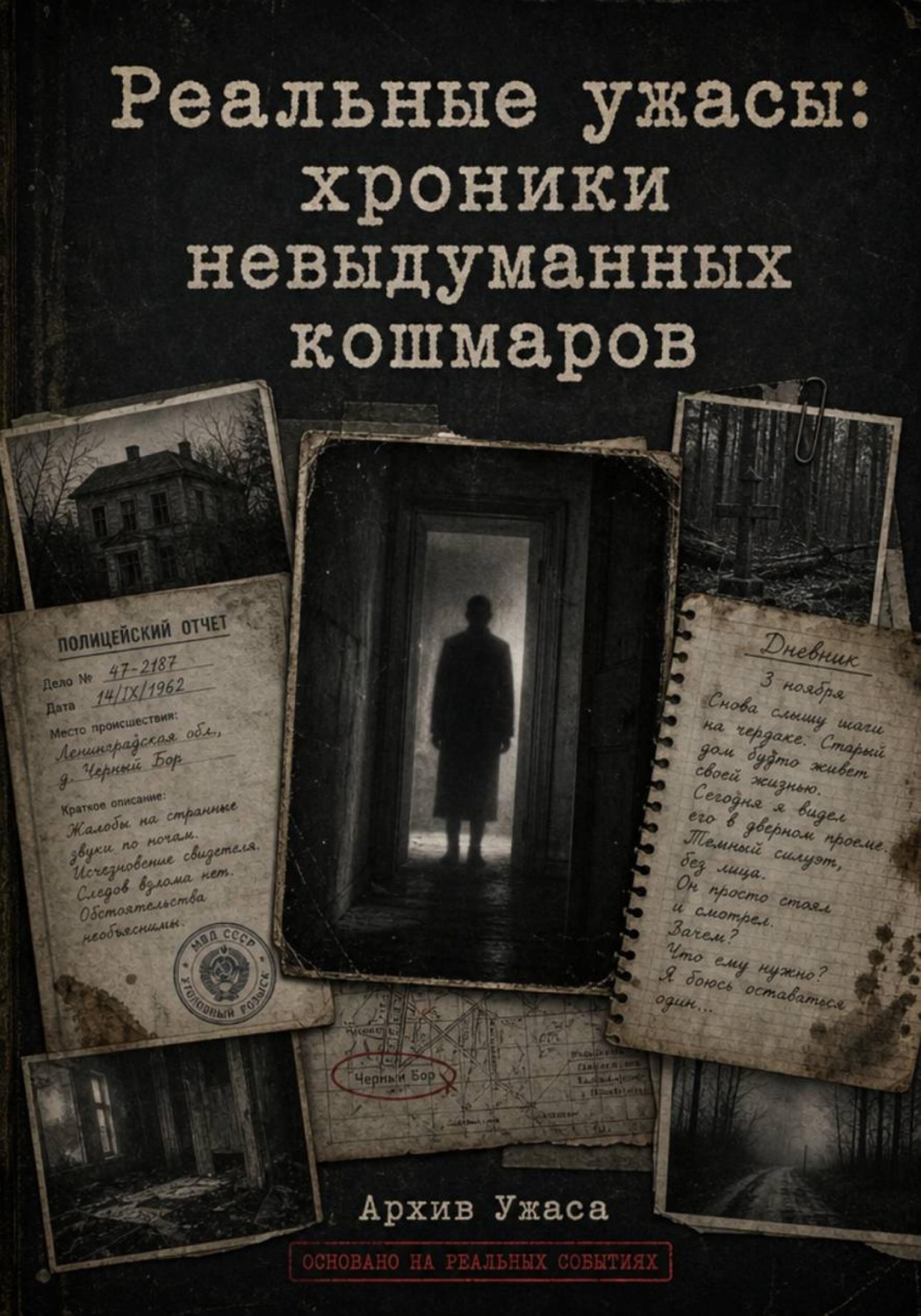 Обложка книги «Реальные ужасы: хроники невыдуманных кошмаров»