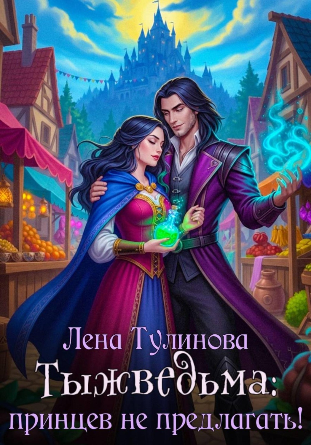 Обложка книги «Тыжведьма! Принцы не кусаются»