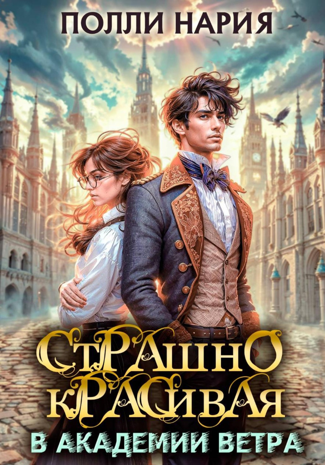 Обложка книги «Страшно красивая в академии ветра»