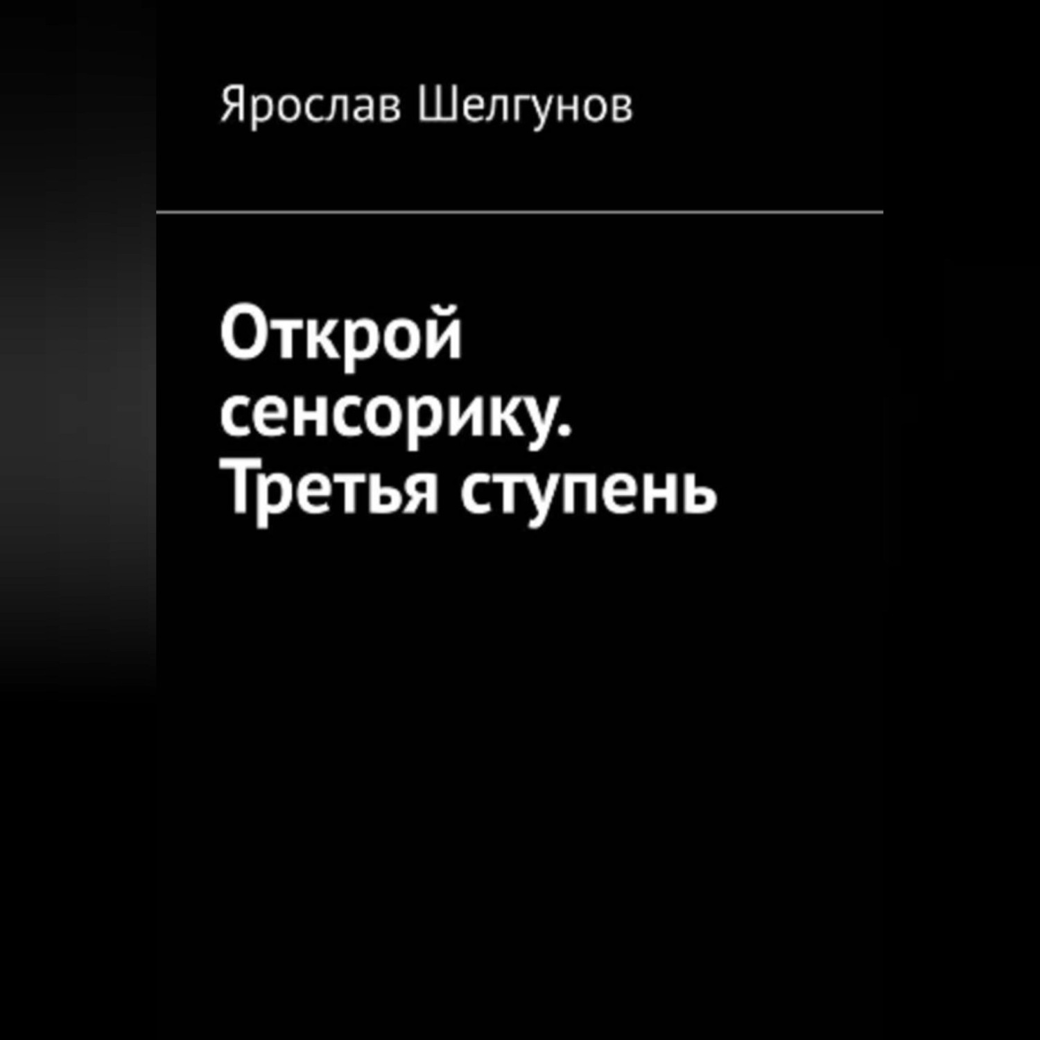 Обложка книги «Открой сенсорику. Третья ступень»