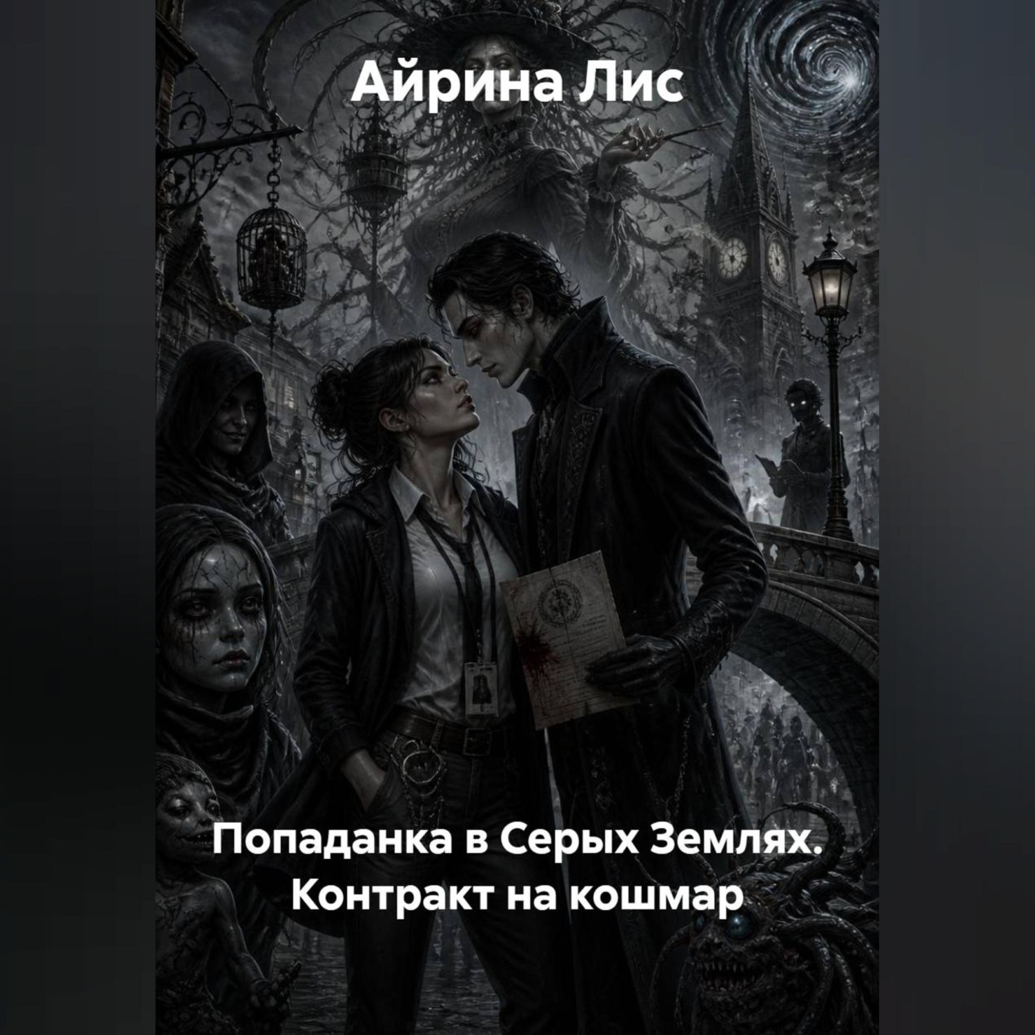 Обложка книги «Попаданка в Серых Землях. Контракт на кошмар»