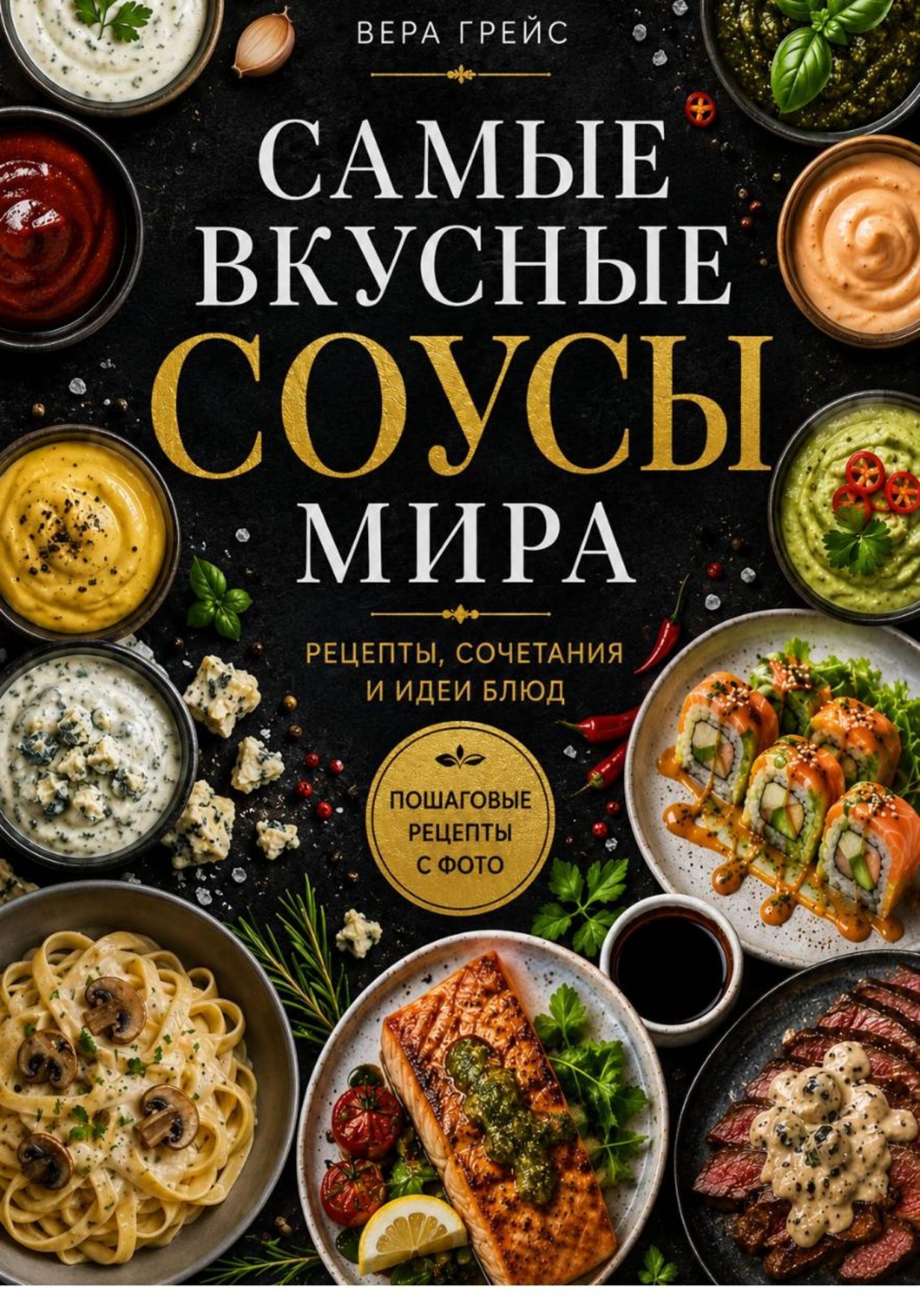 Обложка книги «Самые вкусные соусы мира. Рецепты, сочетания и идеи блюд»