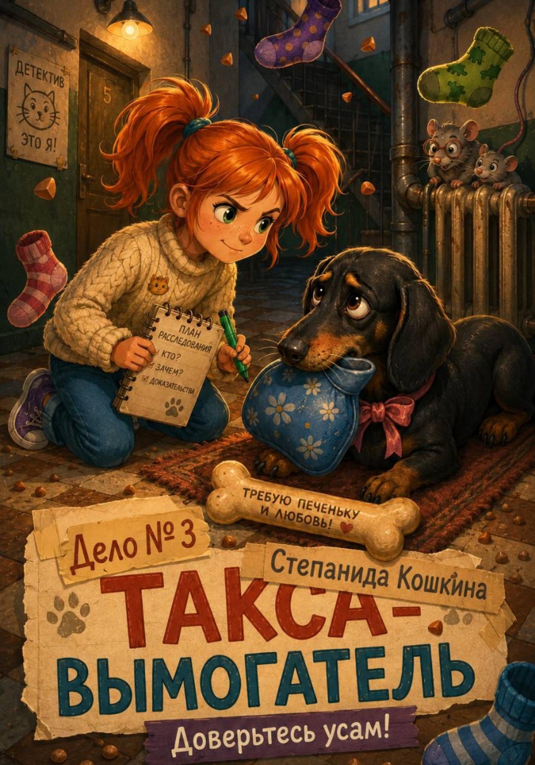 Обложка книги «Дело 3. Такса-вымогатель»