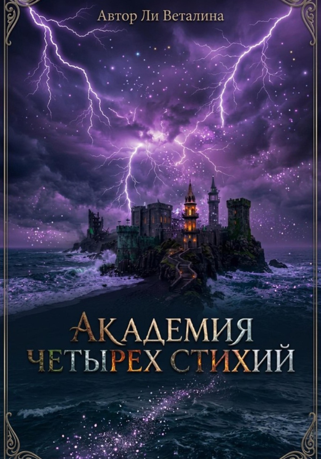 Обложка книги «Академия Четырех Стихий»