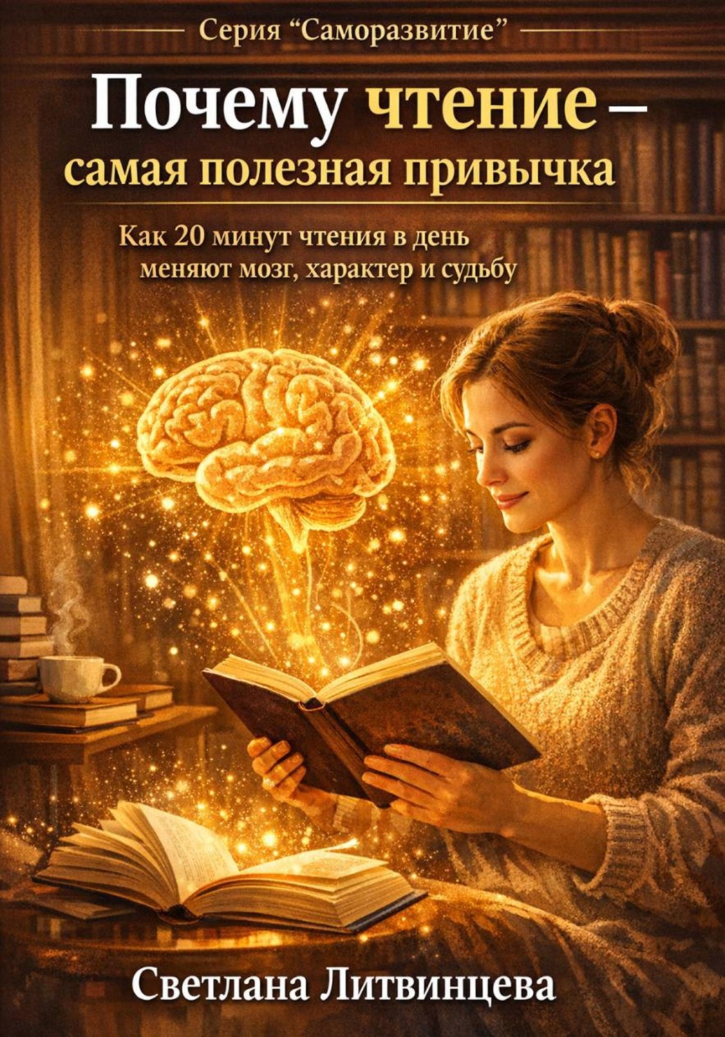 Обложка книги «Почему чтение - самая лучшая привычка. Как 20 минут чтения в день меняют мозг, характер и судьбу»