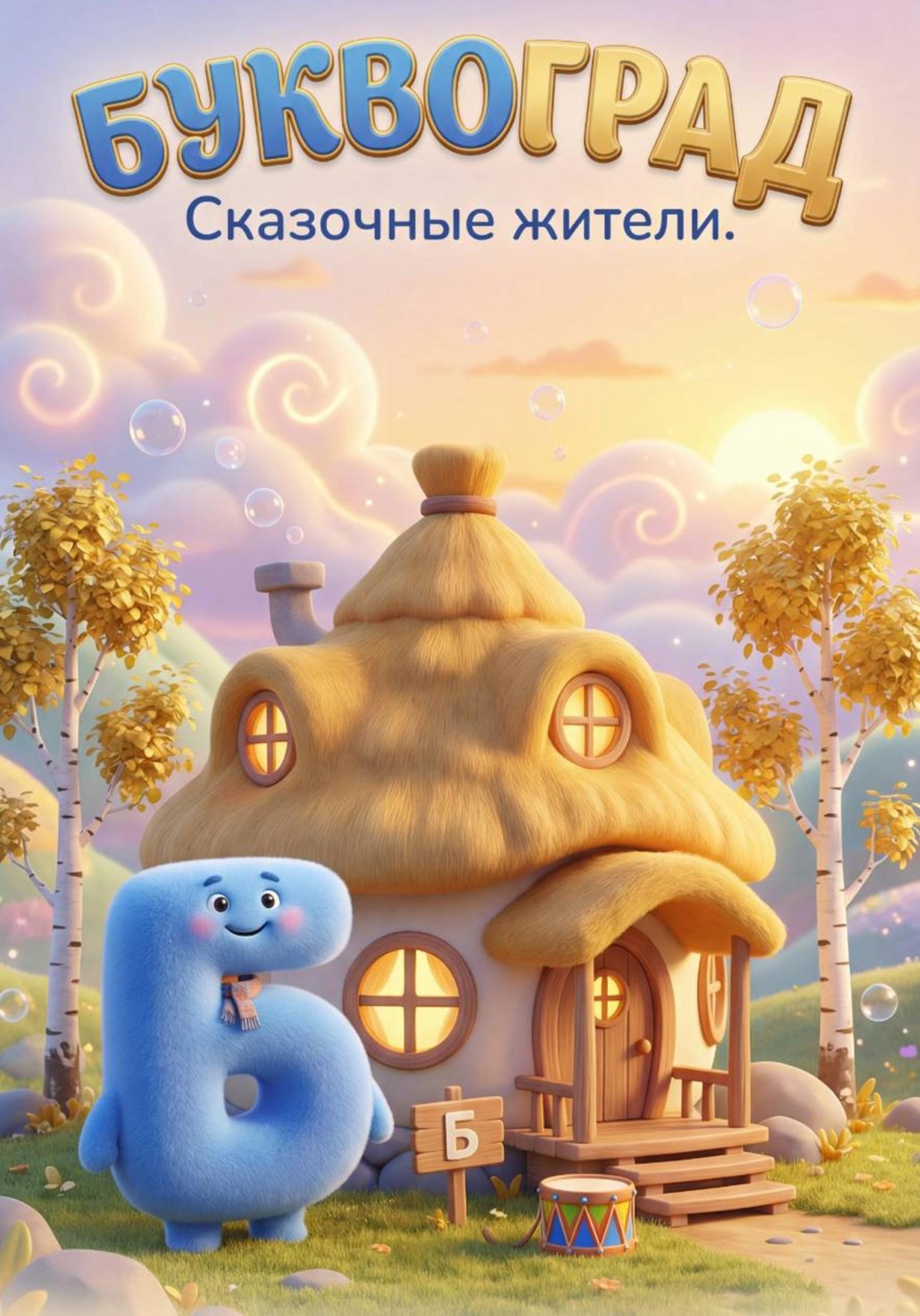 Обложка книги «История про букву Б. Сказочный Буквоград: учим буквы играя»