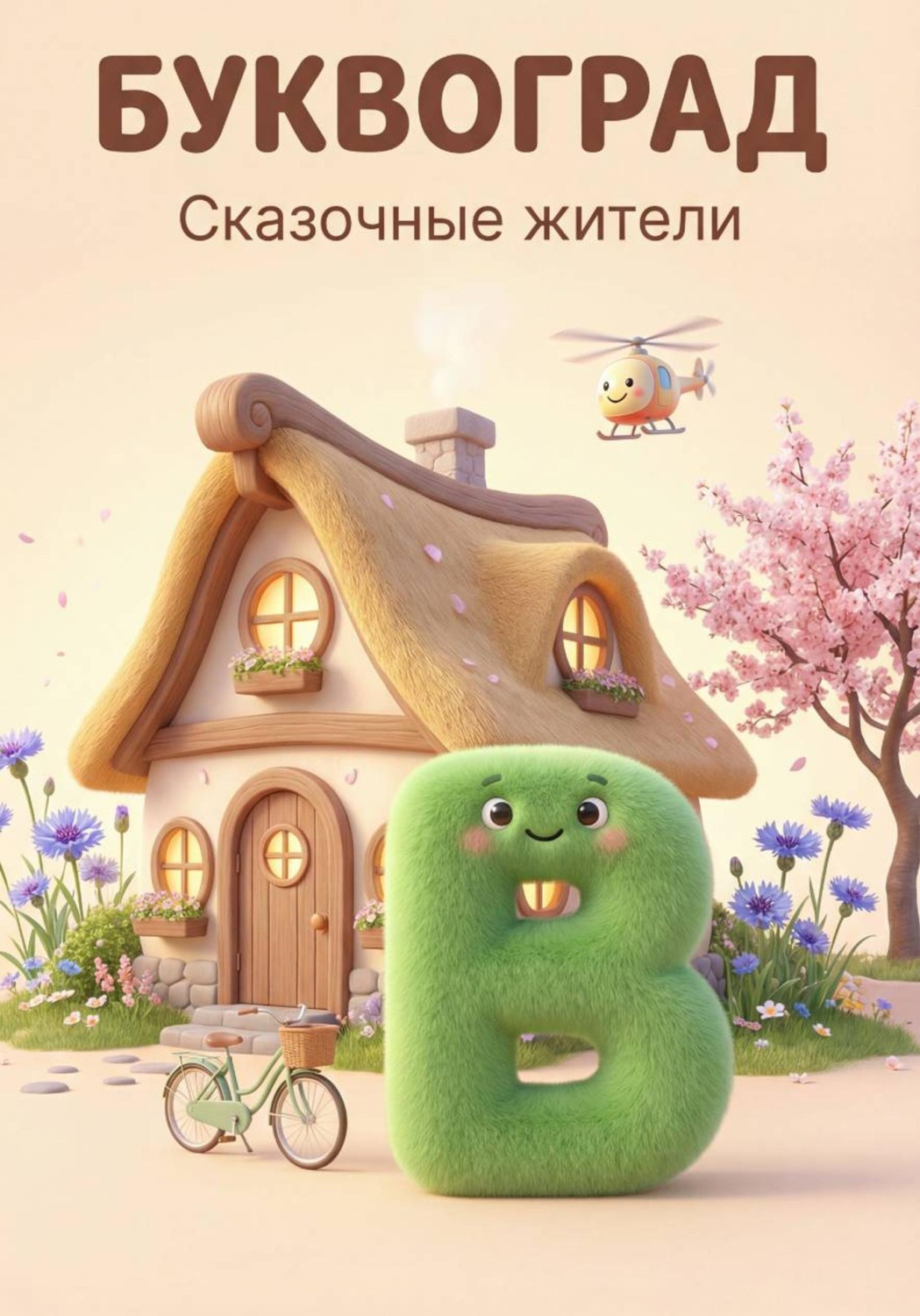 Обложка книги «История про букву В. Сказочный Буквоград: учим буквы играя»