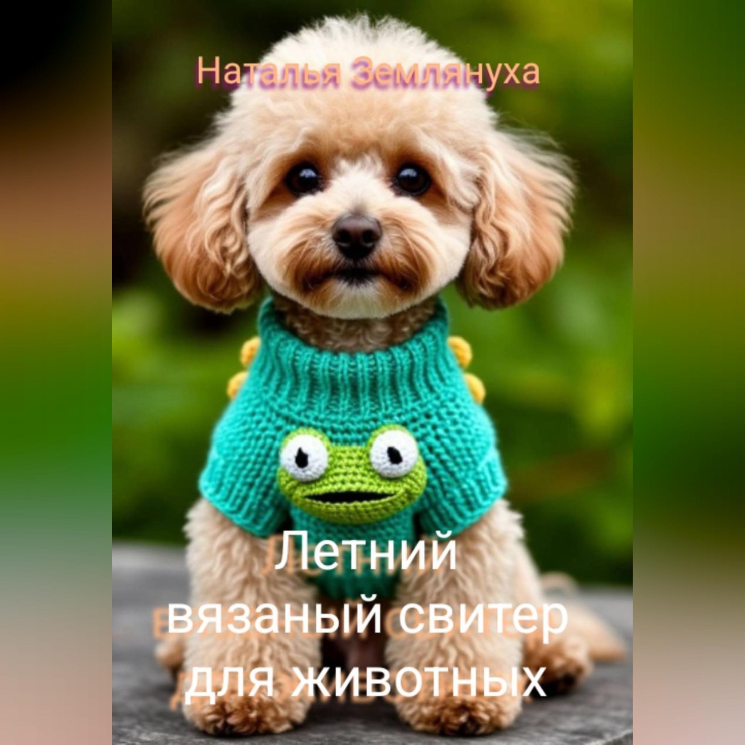 Обложка книги «Летний вязаный свитер для животных»