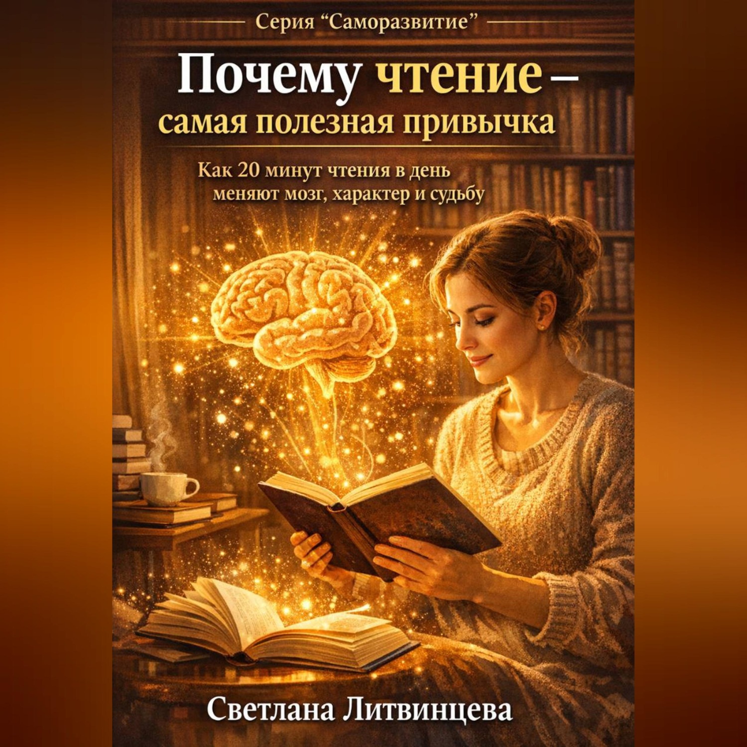 Обложка книги «Почему чтение - самая лучшая привычка. Как 20 минут чтения в день меняют мозг, характер и судьбу.»