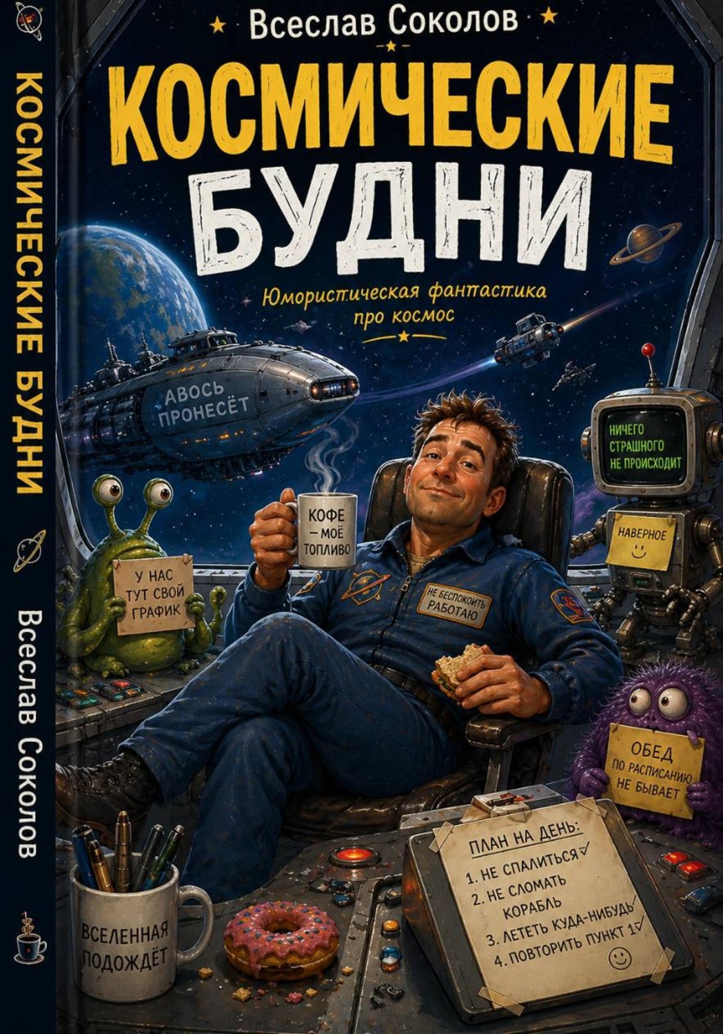 Обложка книги «Космические будни»