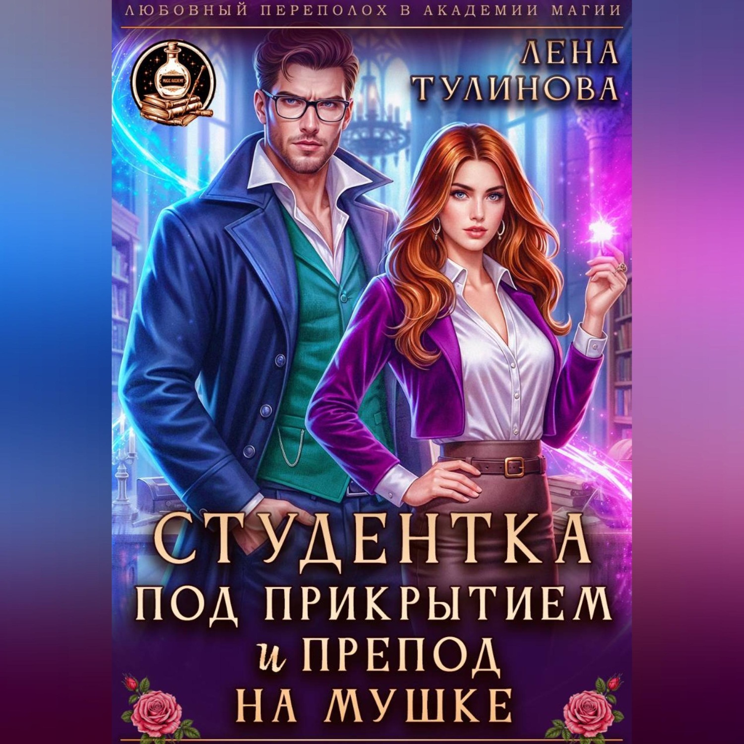Обложка книги «Студентка под прикрытием и препод на мушке»