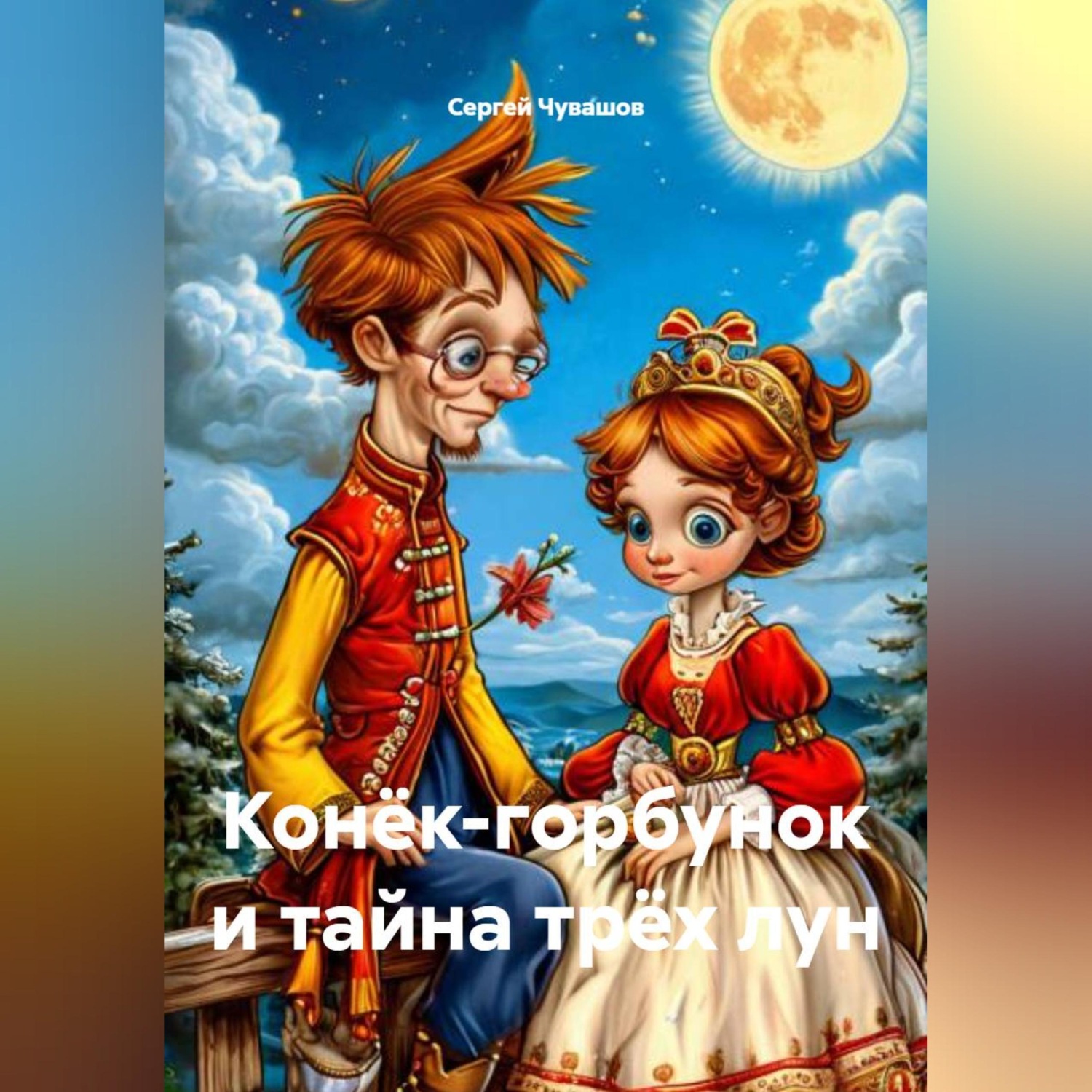 Обложка книги «Конёк-горбунок и тайна трёх лун»