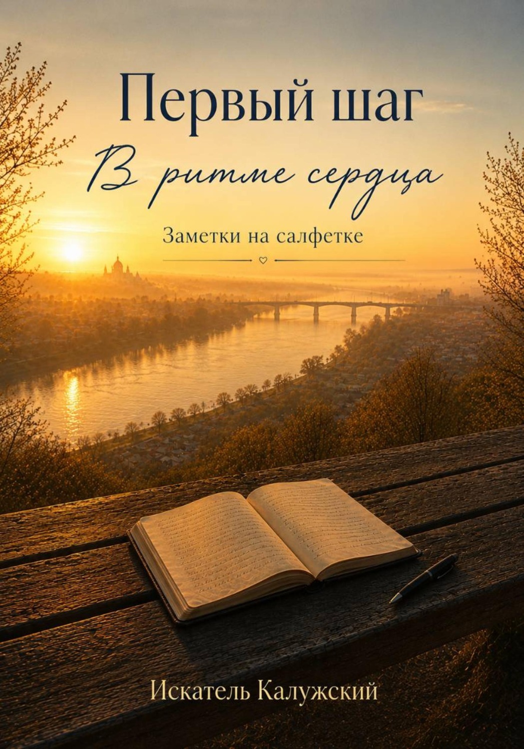 Обложка книги «Первый шаг. В ритме сердца. Заметки на салфетке»