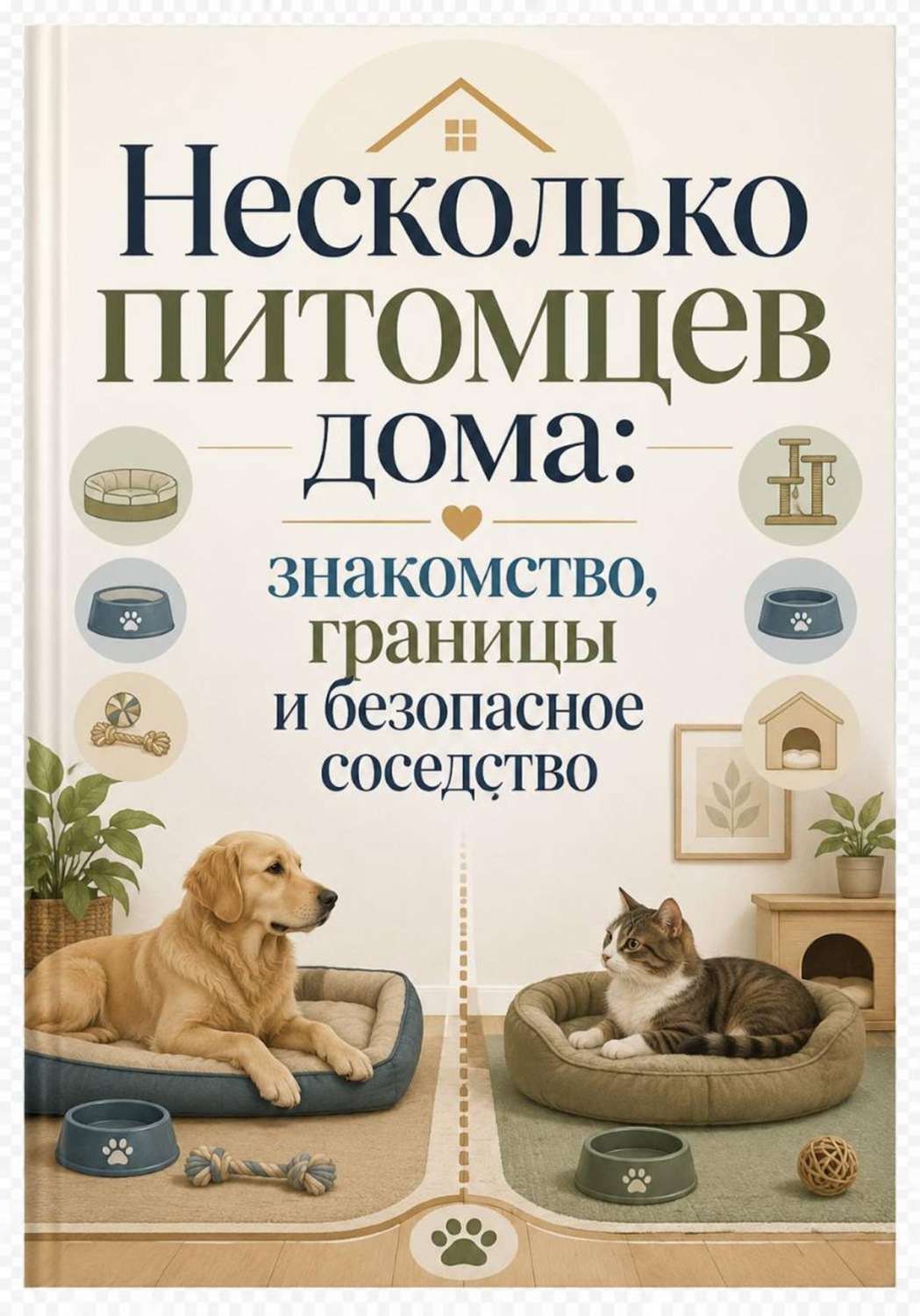 Обложка книги «Несколько питомцев дома: знакомство, границы и безопасное соседство»