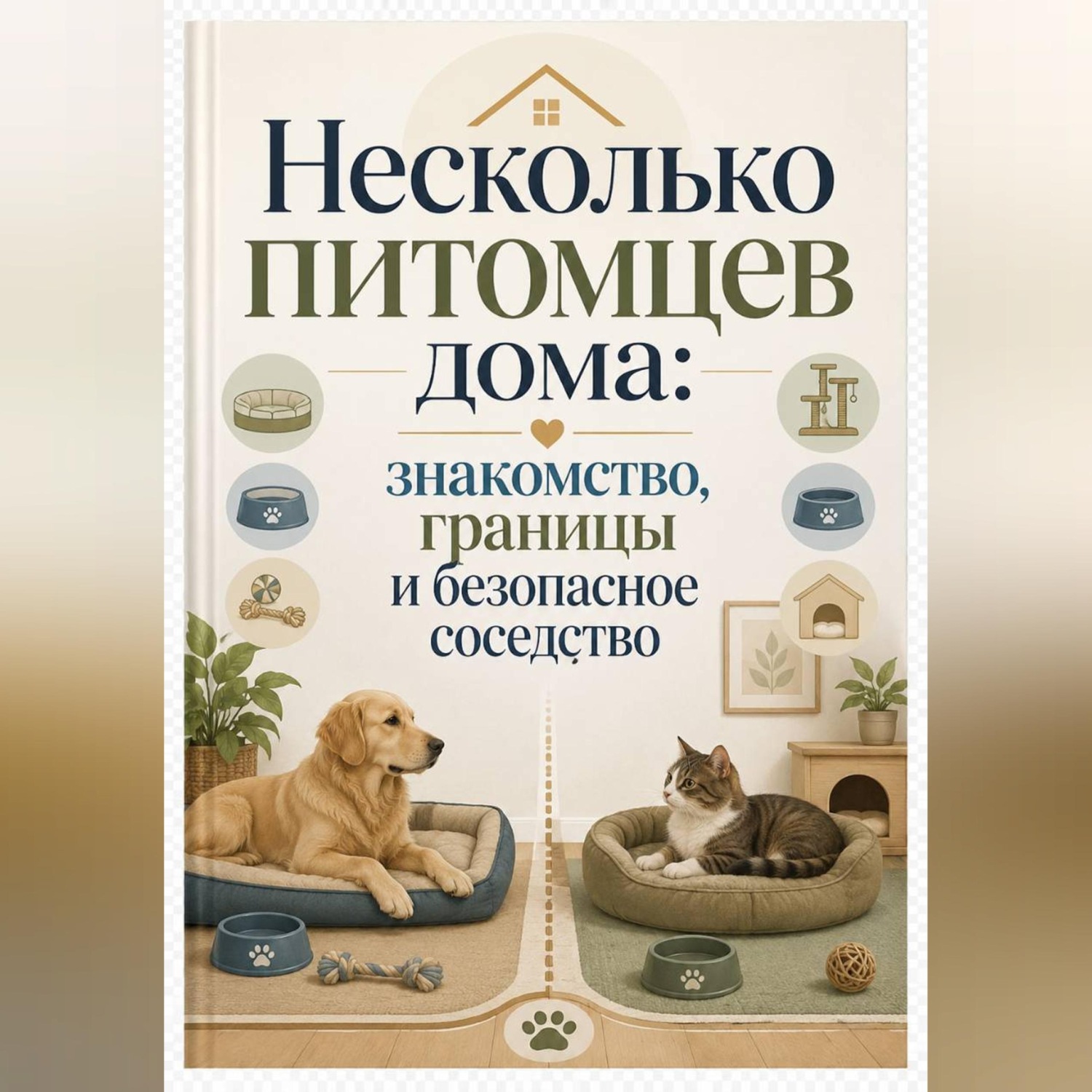 Обложка книги «Несколько питомцев дома: знакомство, границы и безопасное соседство»