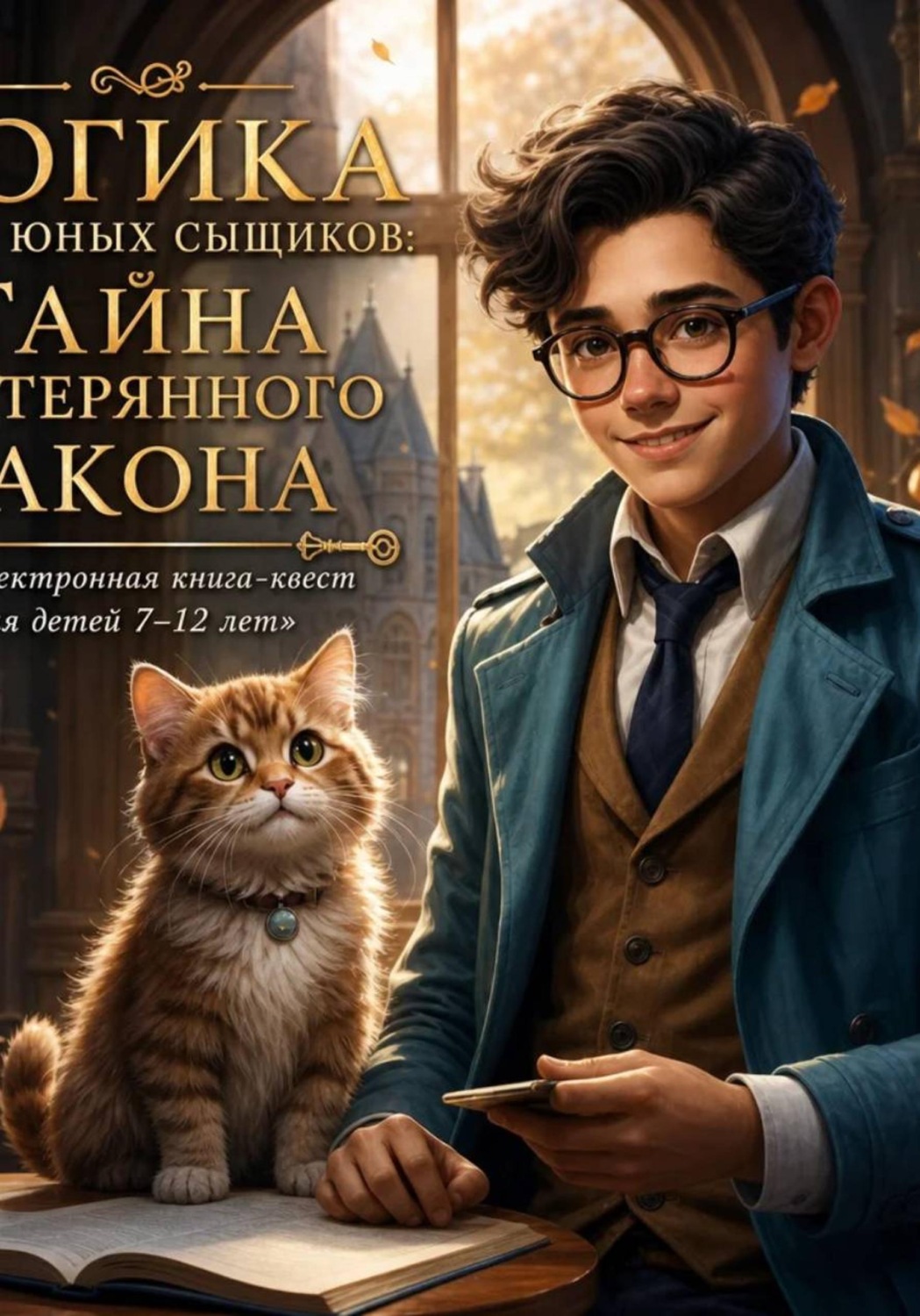 Обложка книги «Логика для юных сыщиков: Тайна потерянного закона»