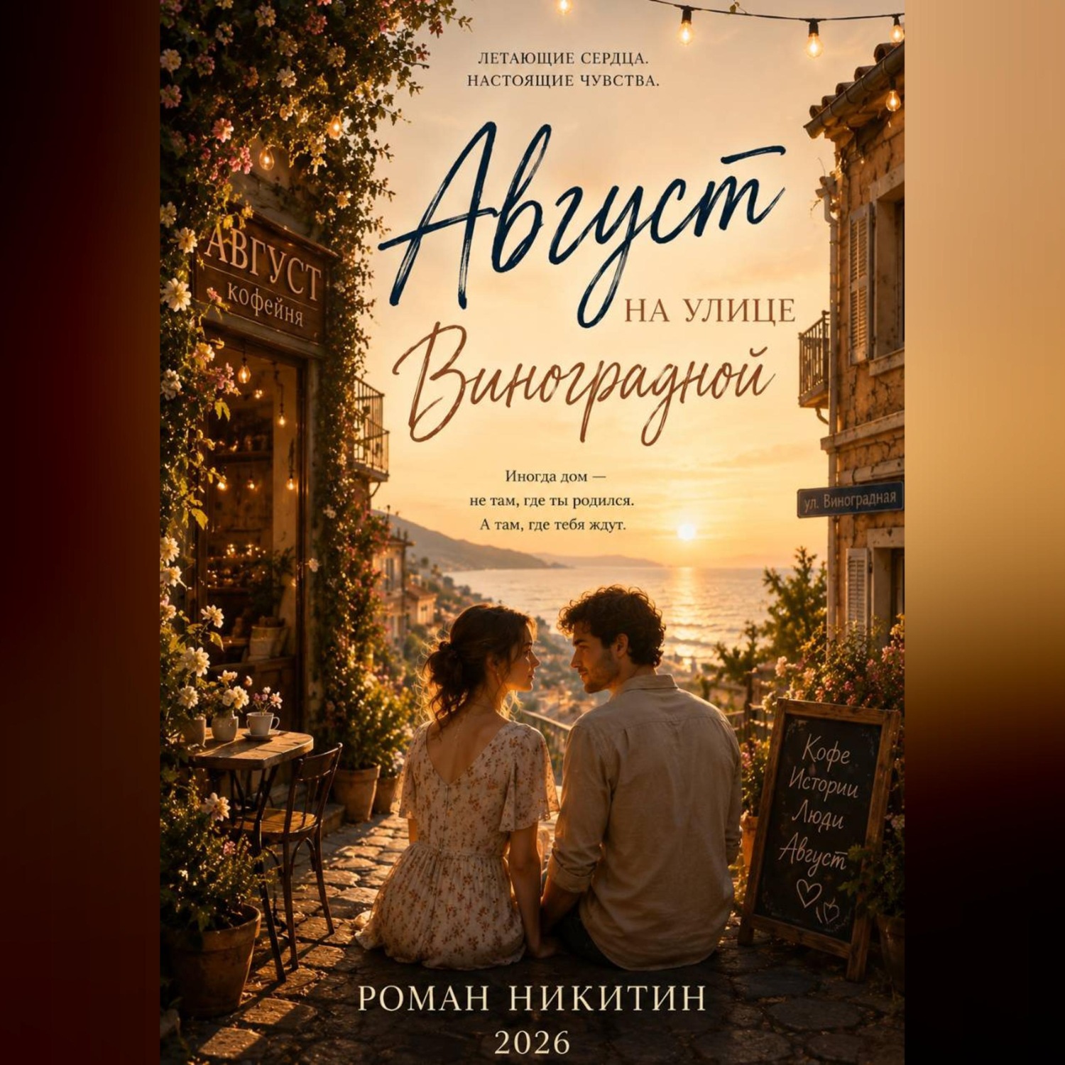 Обложка книги «Август на улице Виноградной»