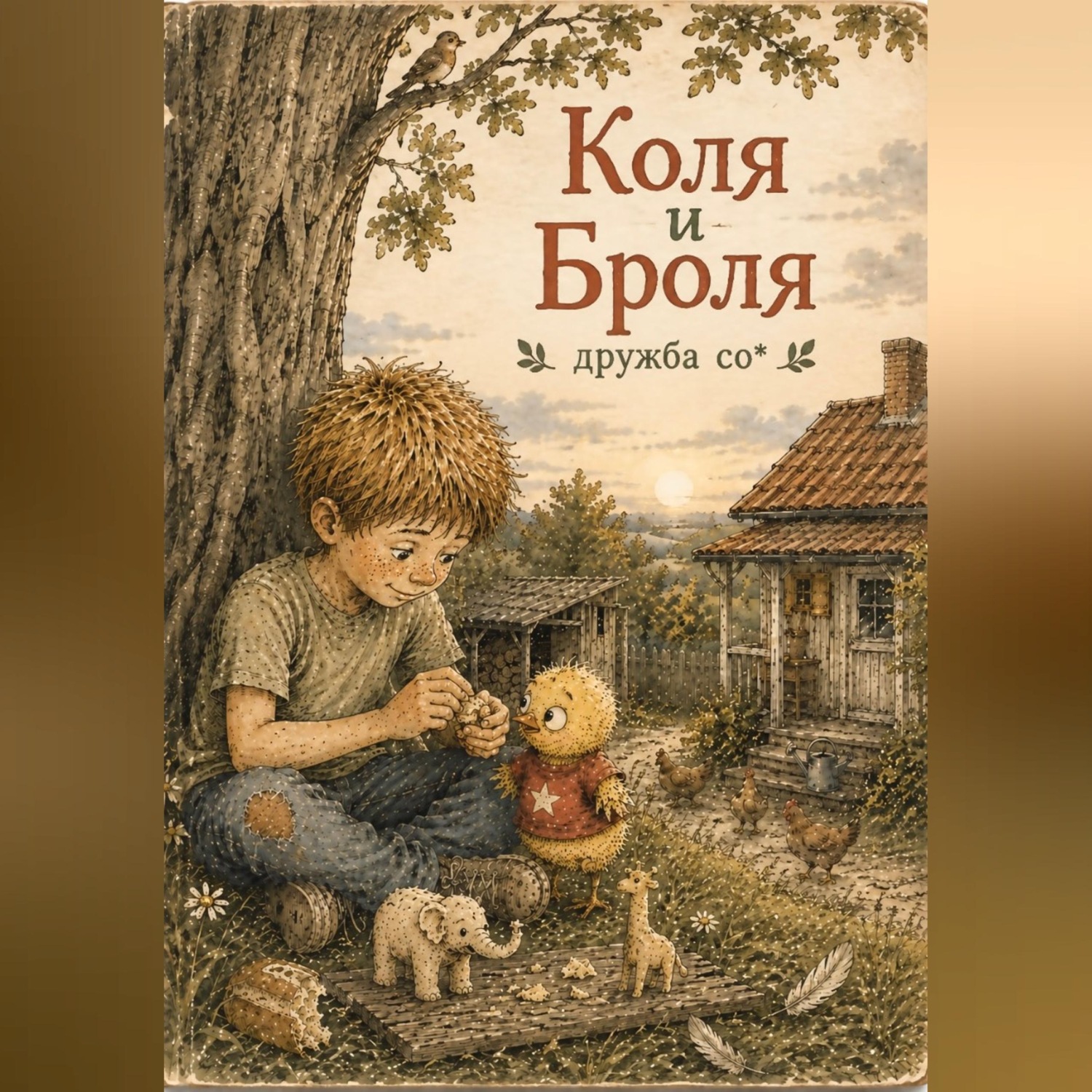 Обложка книги «Коля и Броля. Дружба со*»