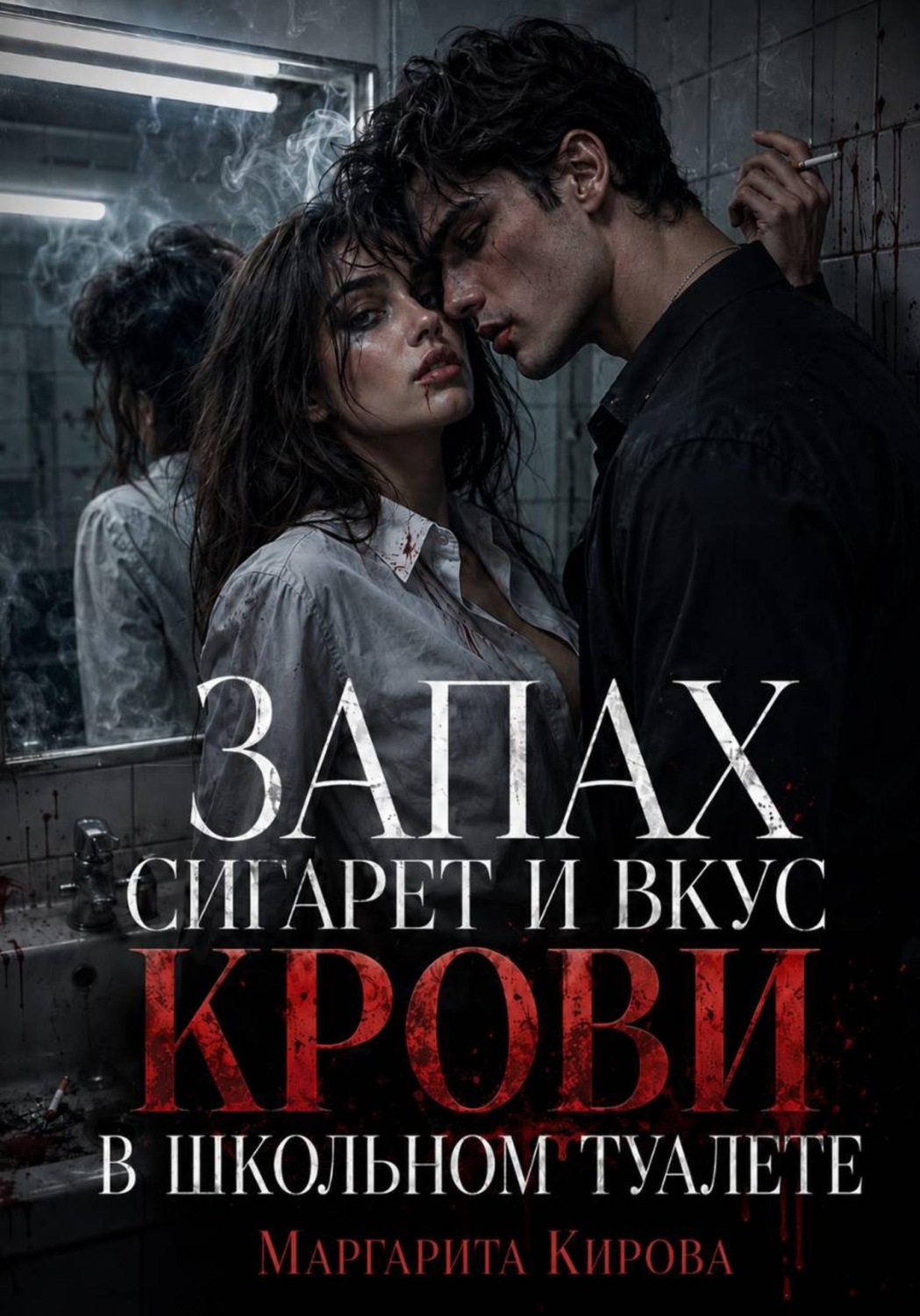 Обложка книги «Запах сигарет и вкус крови в школьном туалете»