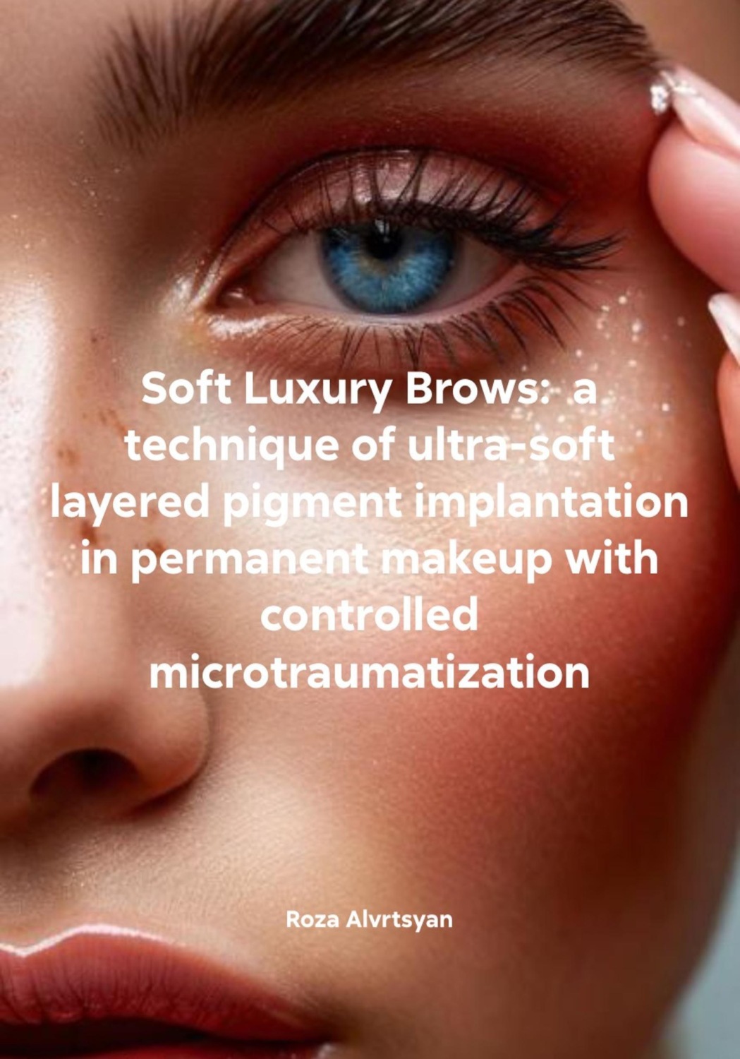 Обложка книги «Soft Luxury Brows: a technique of ultra-soft layered pigment implantation in permanent makeup with controlled microtraumatization»